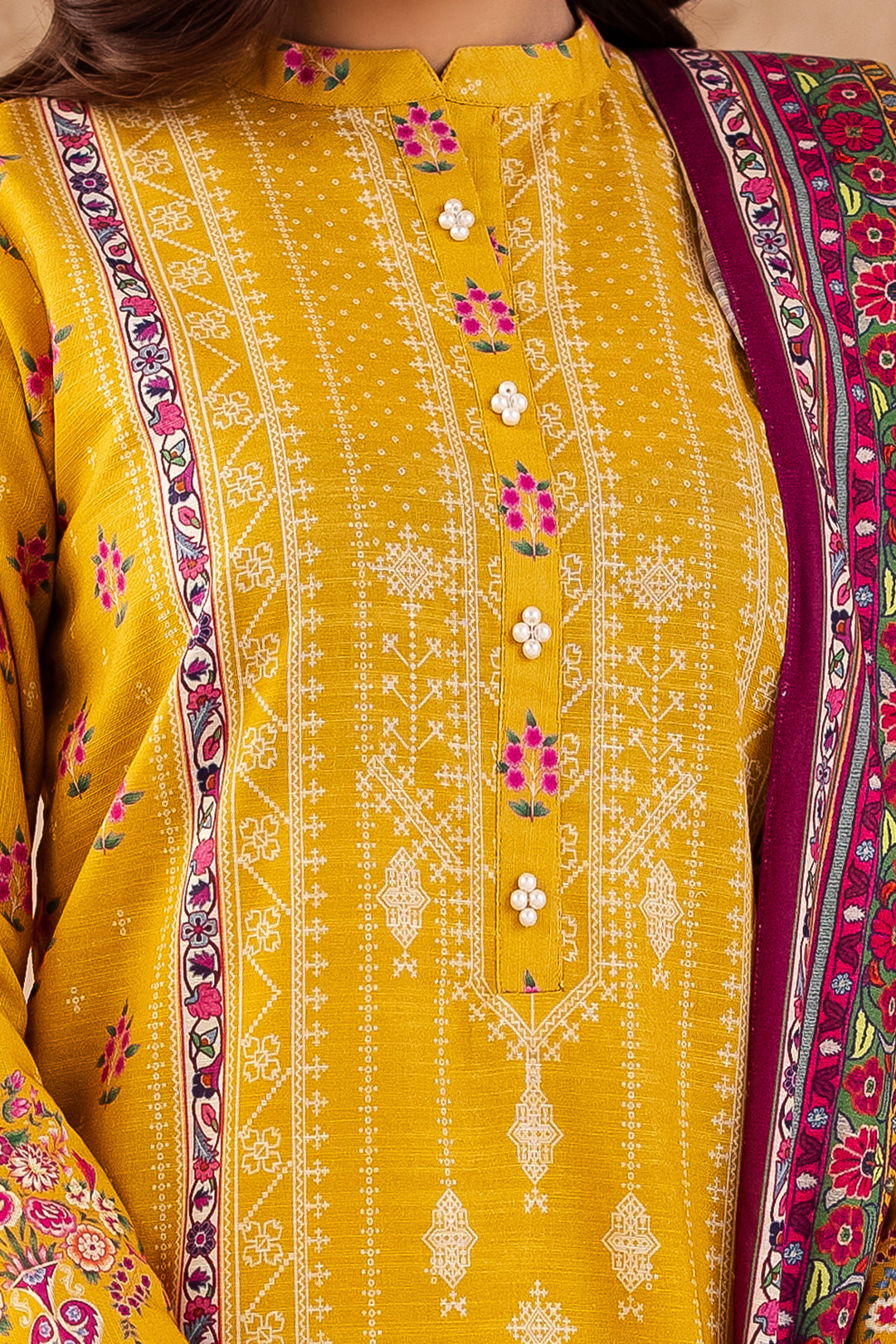 Zellbury | Unstitched 3 Piece Khaddar | Shirt Shalwar Dupatta - 0186 - by - Libasekhas UK - Registered Vendor of : Zellbury Women - 100% Original Designer Dresss