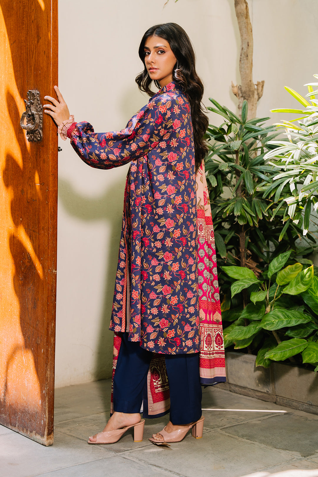 Zellbury | Unstitched 3 Piece Viscose | Shirt Shalwar Dupatta - 0187 - by - Libasekhas UK - Registered Vendor of : Zellbury Women - 100% Original Designer Dresss