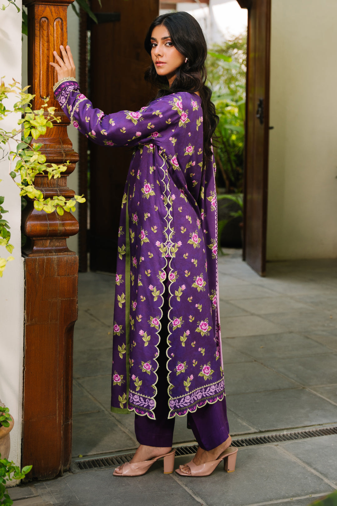 Zellbury | Unstitched 3 Piece Viscose | Shirt Shalwar Dupatta - 0188 - by - Libasekhas UK - Registered Vendor of : Zellbury Women - 100% Original Designer Dresss