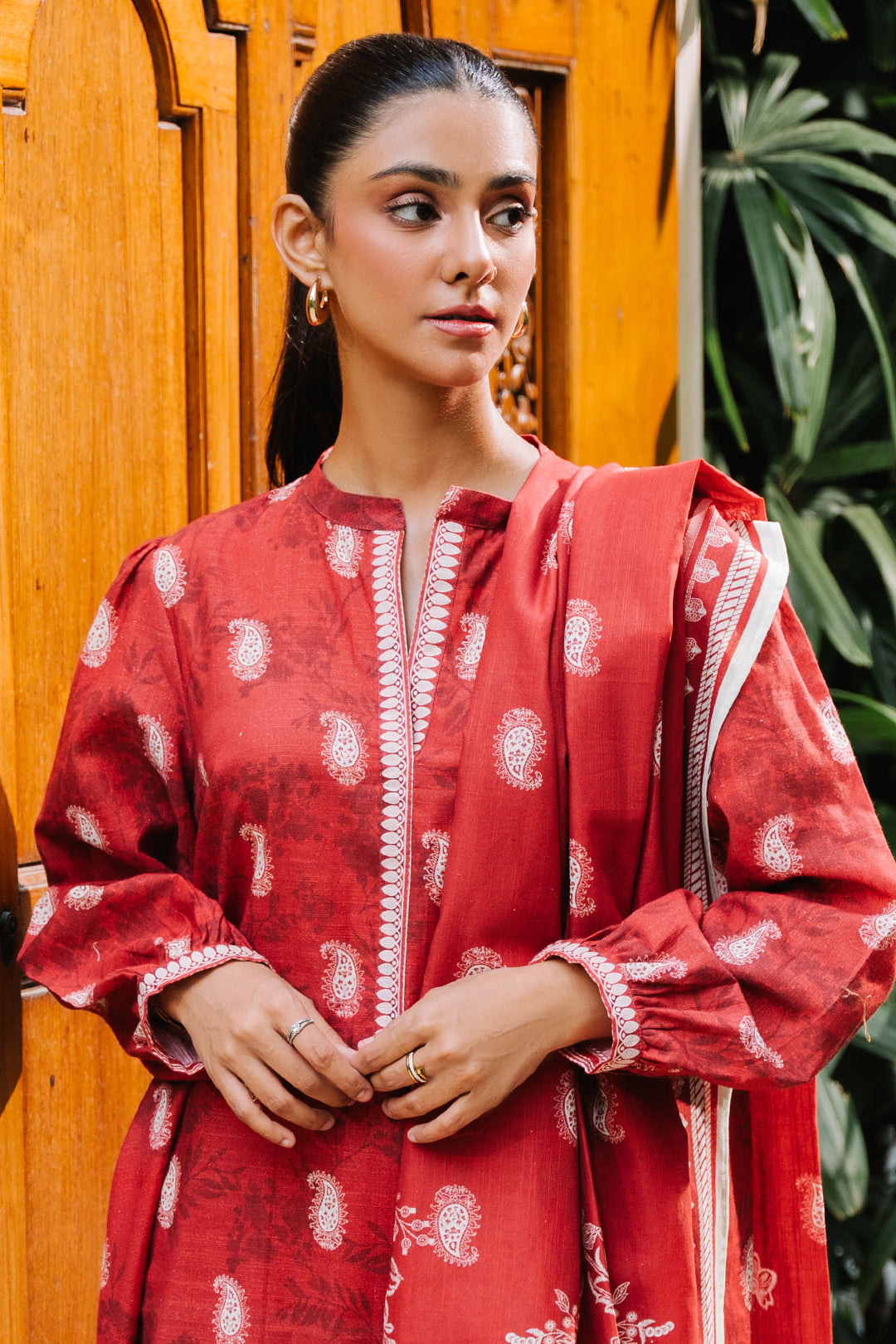 Zellbury | Unstitched 3 Piece Khaddar | Shirt Shalwar Dupatta - 0193 - by - Libasekhas UK - Registered Vendor of : Zellbury Women - 100% Original Designer Dresss