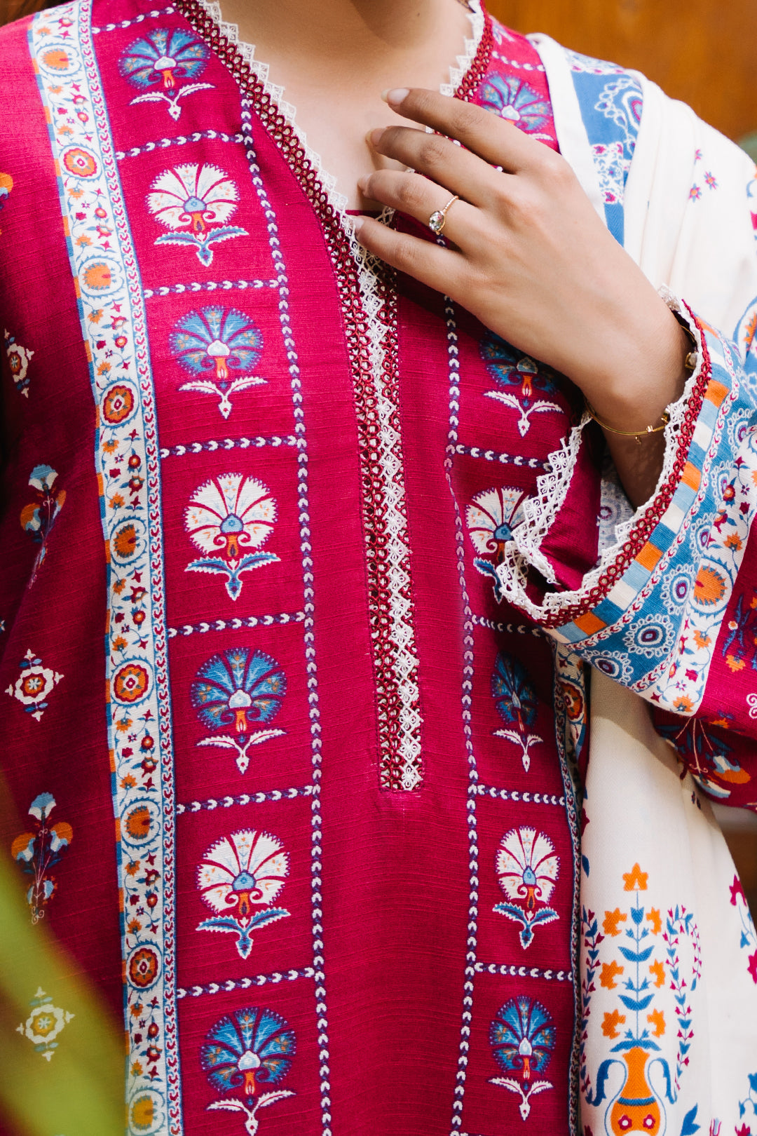Zellbury | Unstitched 3 Piece Khaddar | Shirt Shalwar Dupatta - 0197 - by - Libasekhas UK - Registered Vendor of : Zellbury Women - 100% Original Designer Dresss