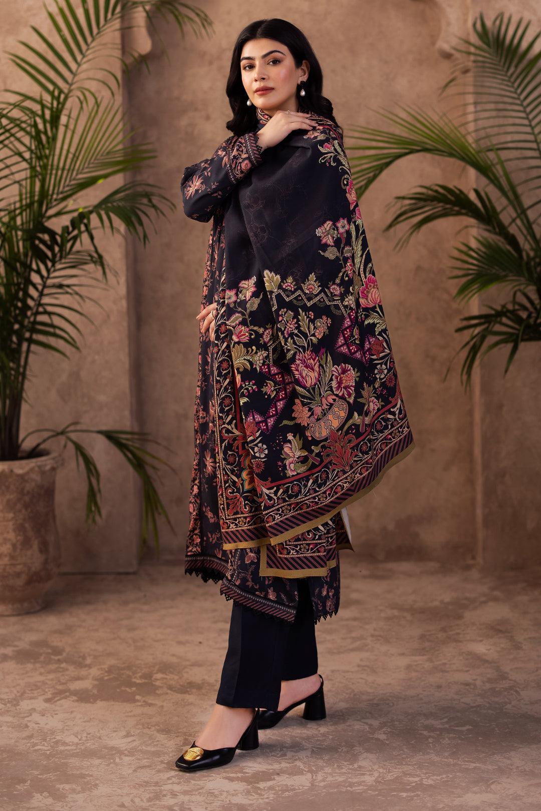 Zellbury | Unstitched 3 Piece Viscose | Shirt Shalwar Dupatta - 0200 - by - Libasekhas UK - Registered Vendor of : Zellbury Women - 100% Original Designer Dresss