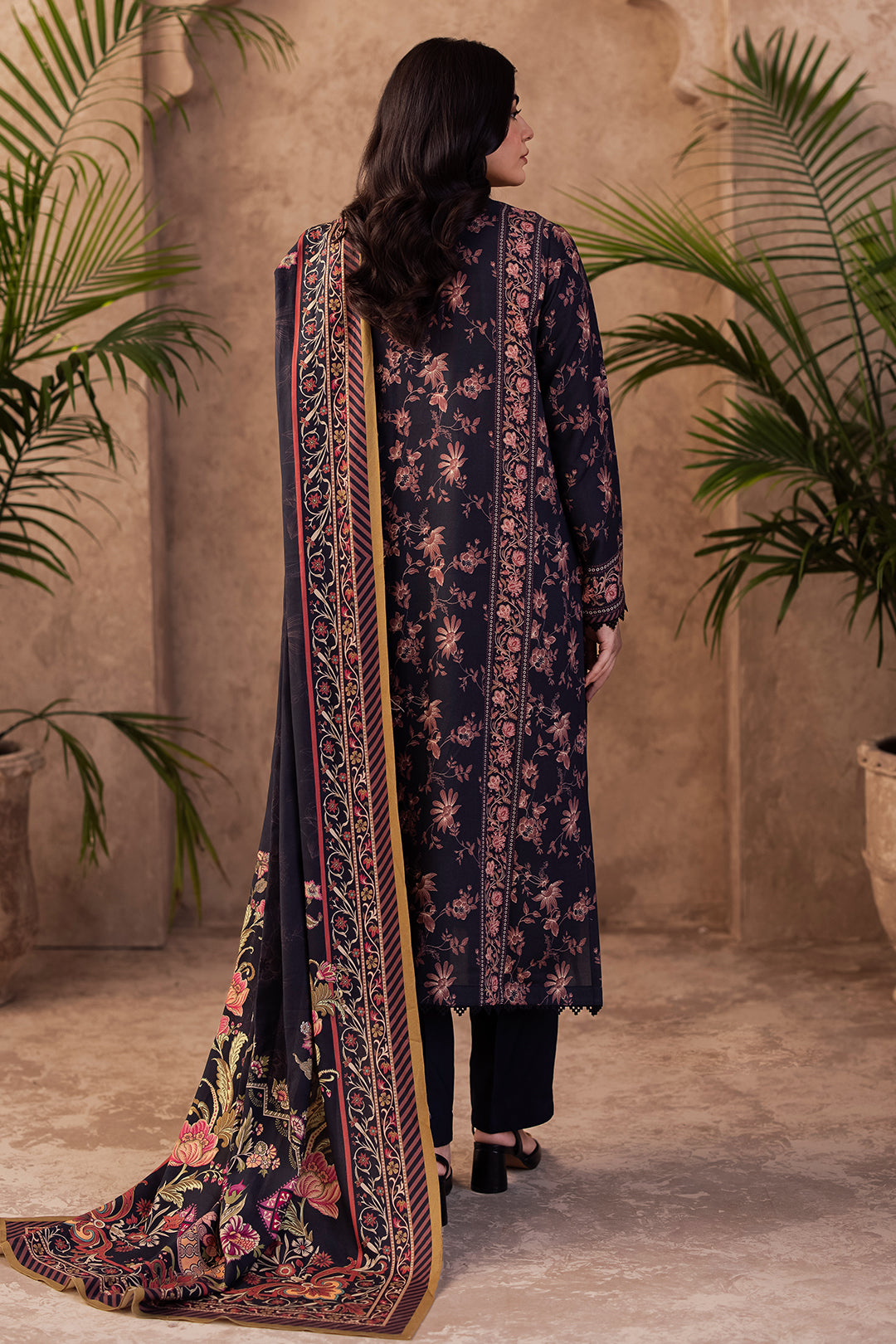 Zellbury | Unstitched 3 Piece Viscose | Shirt Shalwar Dupatta - 0200 - by - Libasekhas UK - Registered Vendor of : Zellbury Women - 100% Original Designer Dresss