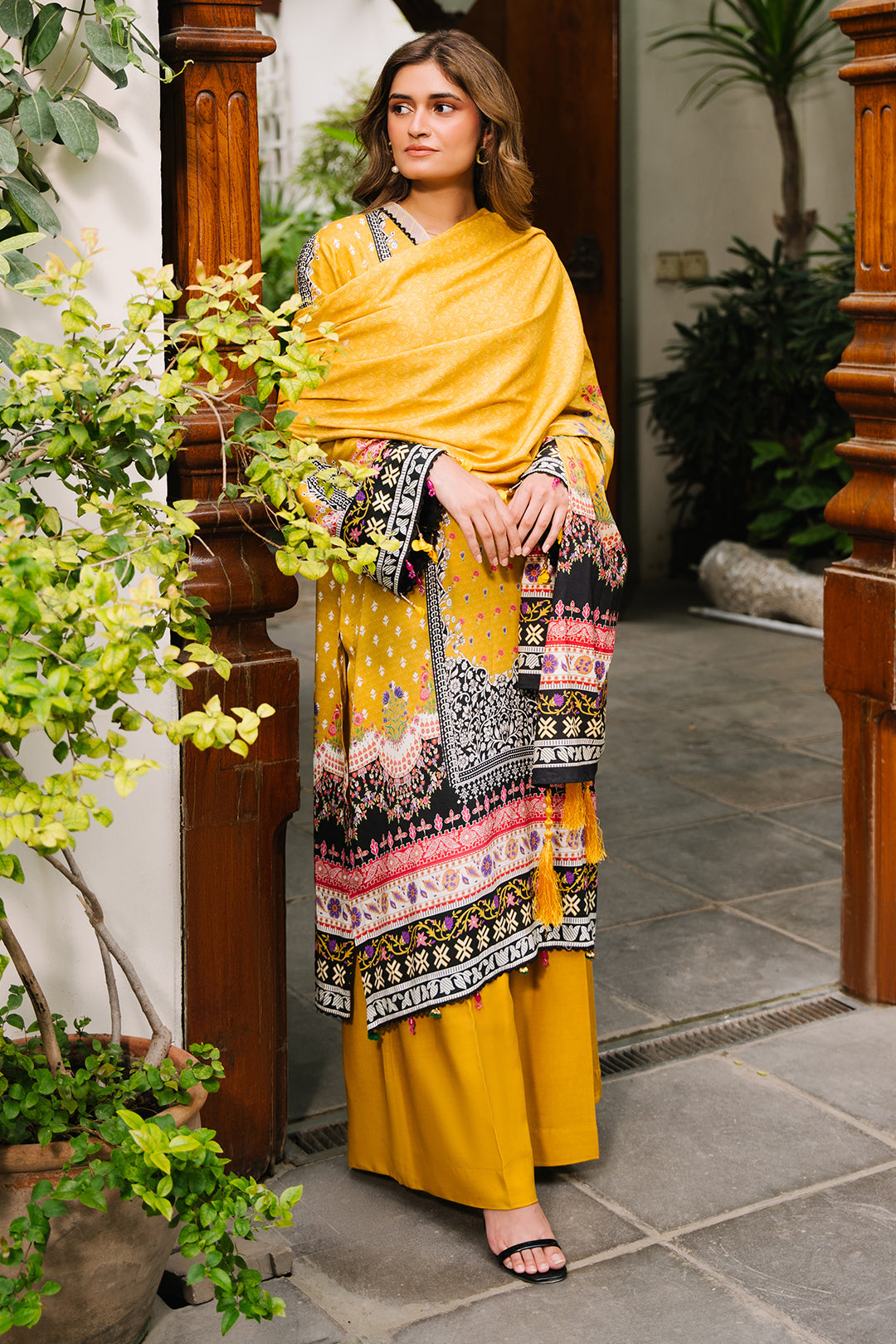 Zellbury | Unstitched 3 Piece Viscose | Shirt Shalwar Dupatta - 0205 - by - Libasekhas UK - Registered Vendor of : Zellbury Women - 100% Original Designer Dresss