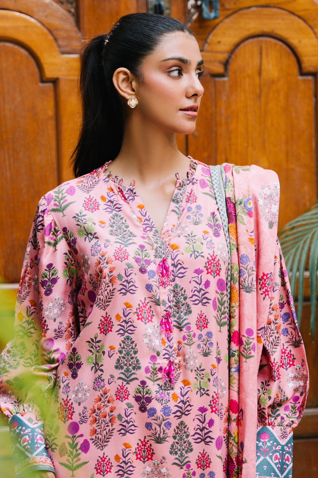 Zellbury | Unstitched 3 Piece Viscose | Shirt Shalwar Dupatta - 0206 - by - Libasekhas UK - Registered Vendor of : Zellbury Women - 100% Original Designer Dresss