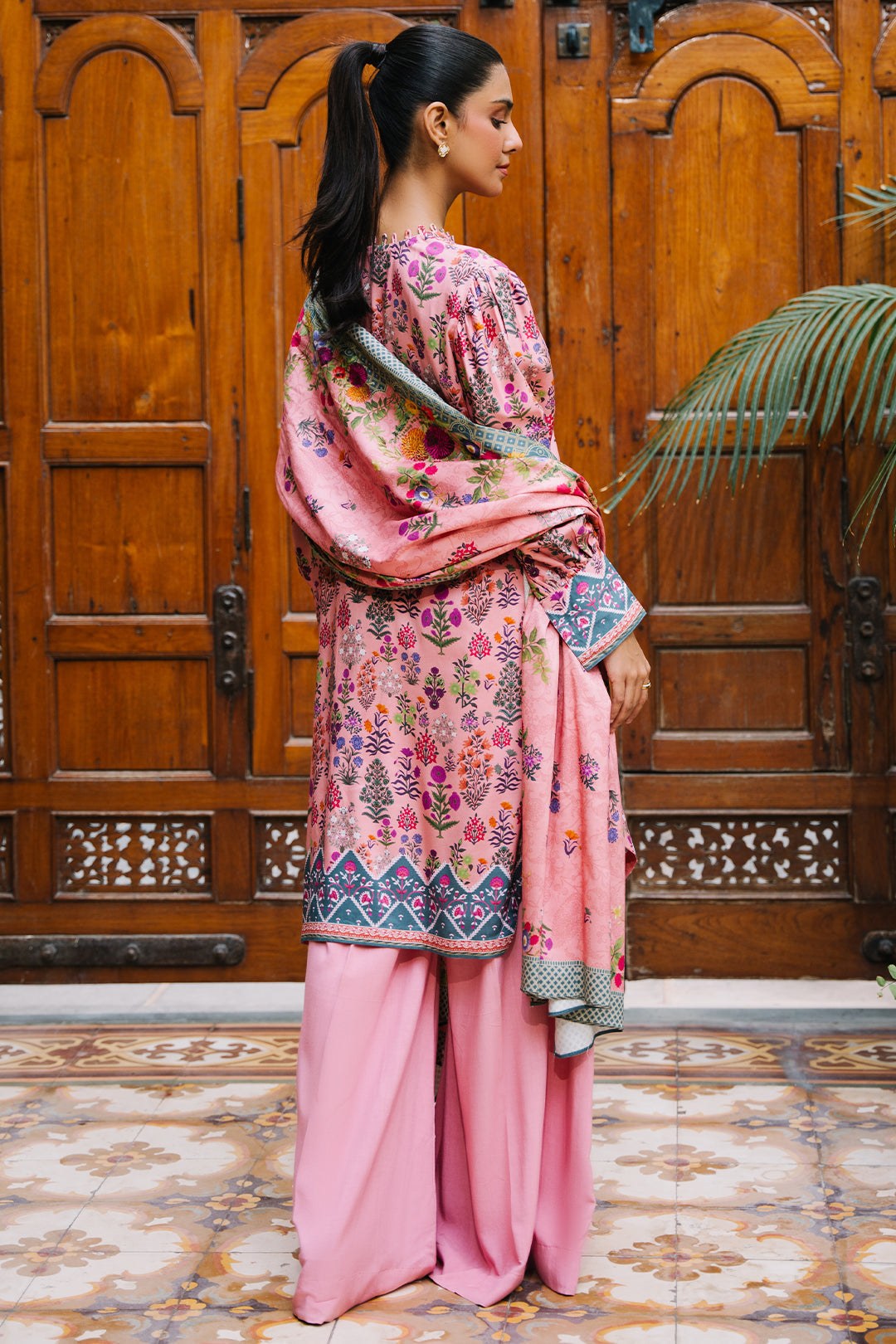 Zellbury | Unstitched 3 Piece Viscose | Shirt Shalwar Dupatta - 0206 - by - Libasekhas UK - Registered Vendor of : Zellbury Women - 100% Original Designer Dresss