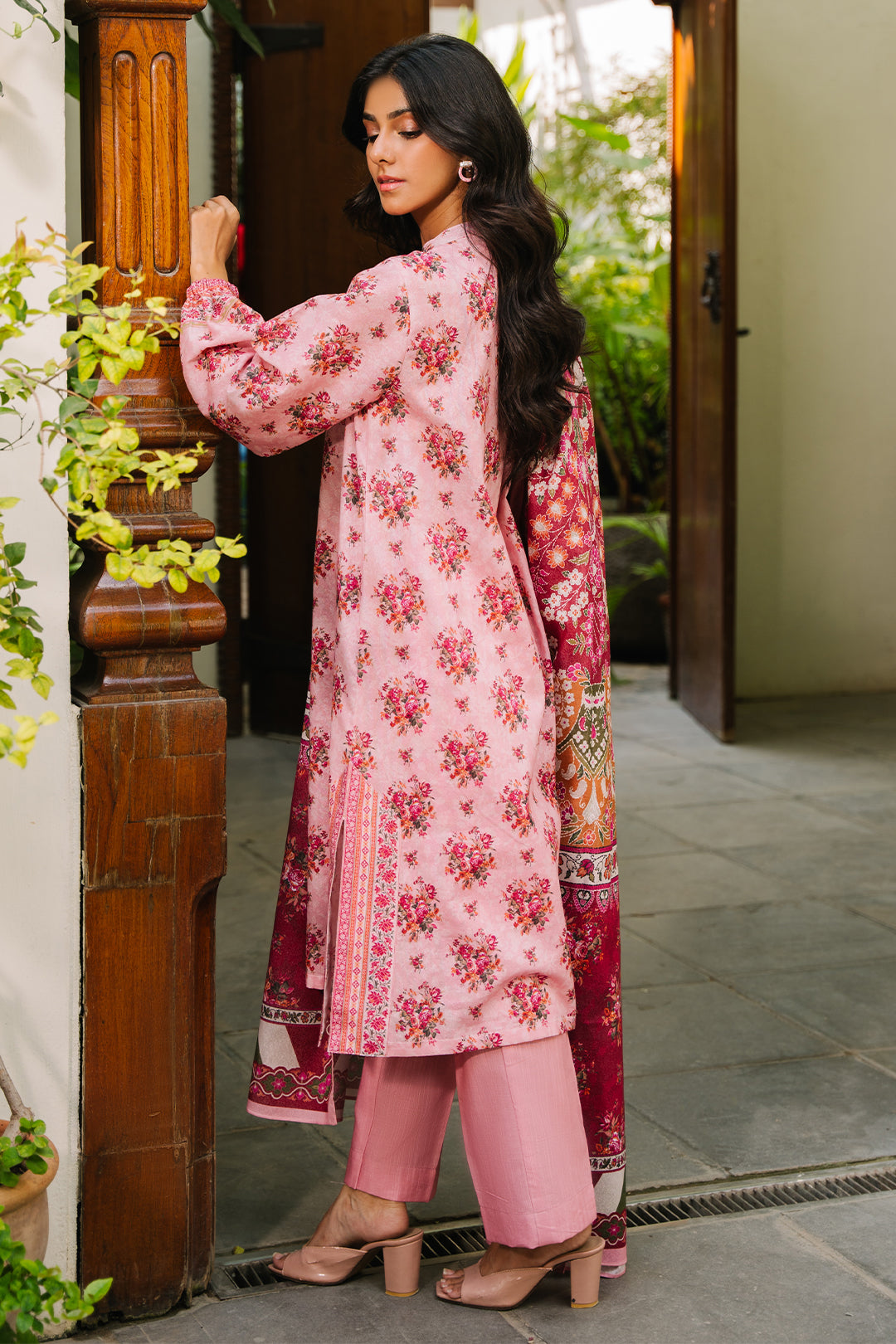 Zellbury | Unstitched 3 Piece Khaddar | Shirt Shalwar Dupatta - 0212 - by - Libasekhas UK - Registered Vendor of : Zellbury Women - 100% Original Designer Dresss