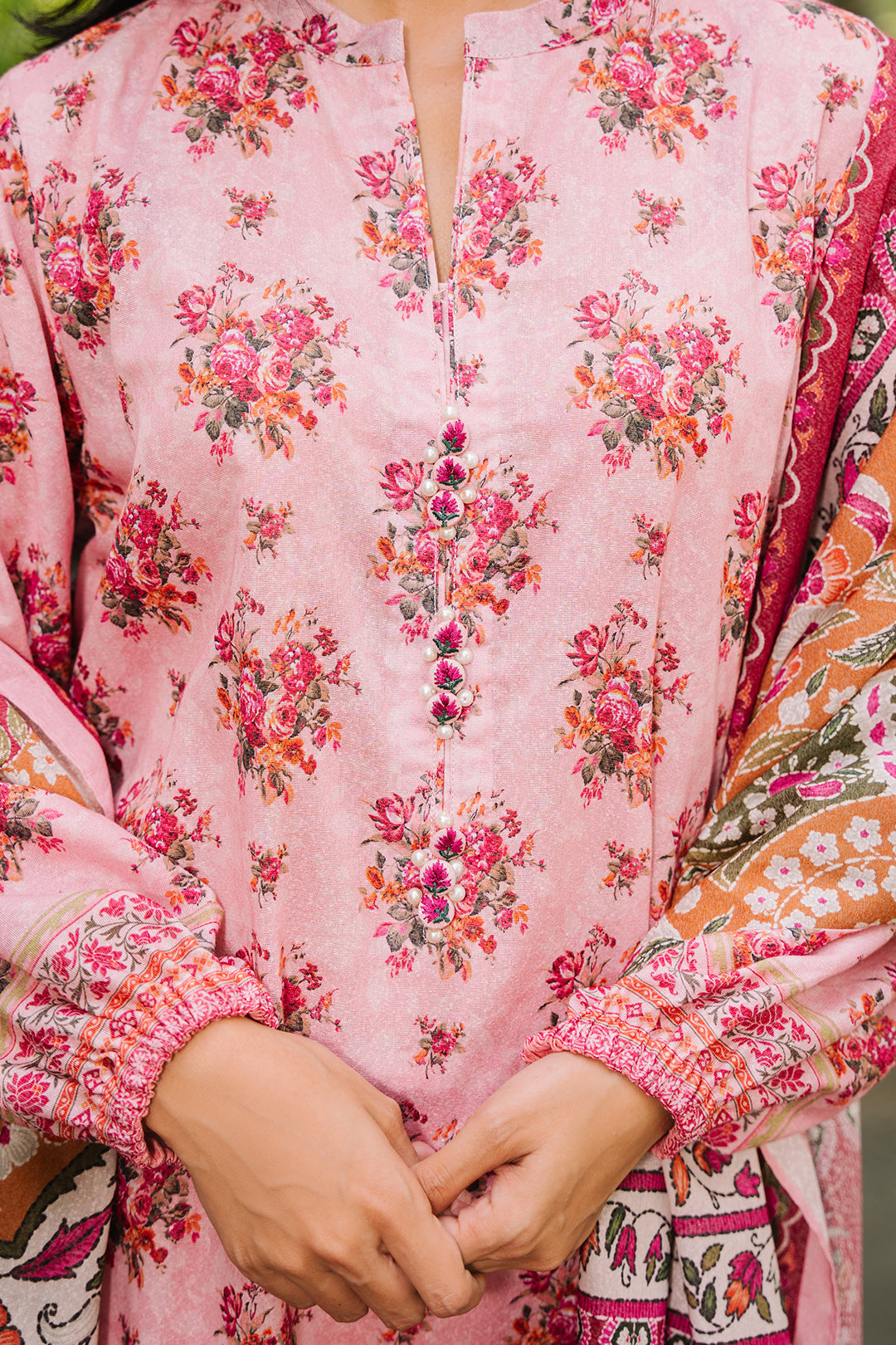 Zellbury | Unstitched 3 Piece Khaddar | Shirt Shalwar Dupatta - 0212 - by - Libasekhas UK - Registered Vendor of : Zellbury Women - 100% Original Designer Dresss