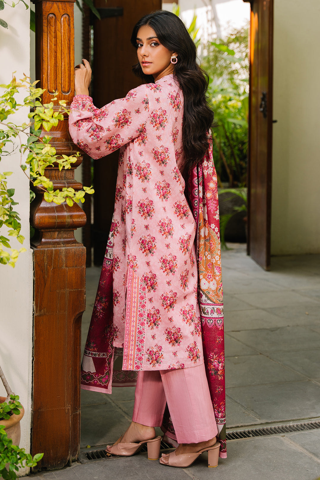 Zellbury | Unstitched 3 Piece Khaddar | Shirt Shalwar Dupatta - 0212 - by - Libasekhas UK - Registered Vendor of : Zellbury Women - 100% Original Designer Dresss