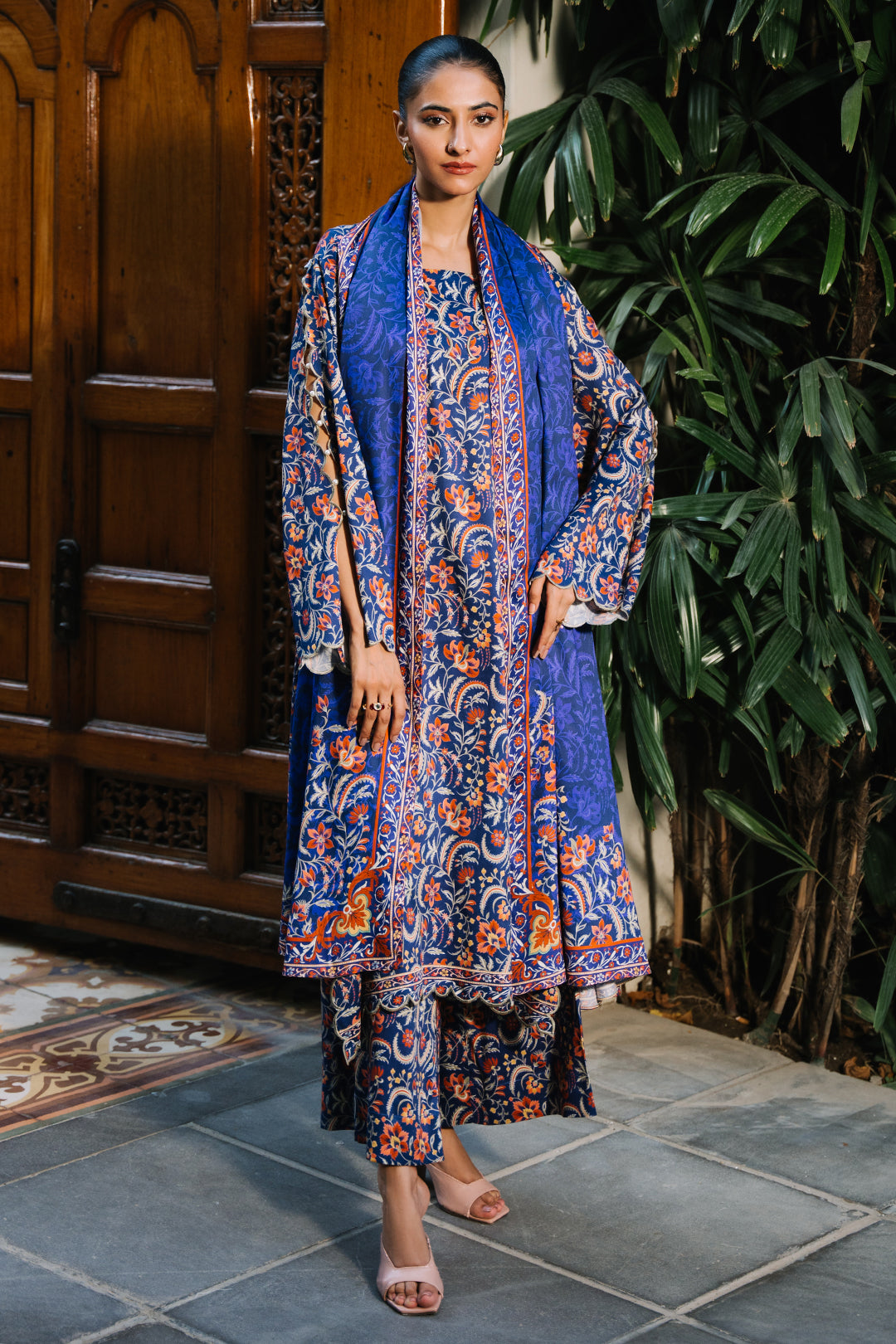 Zellbury | Unstitched 3 Piece Viscose | Shirt Shalwar Dupatta - 0215 - by - Libasekhas UK - Registered Vendor of : Zellbury Women - 100% Original Designer Dresss