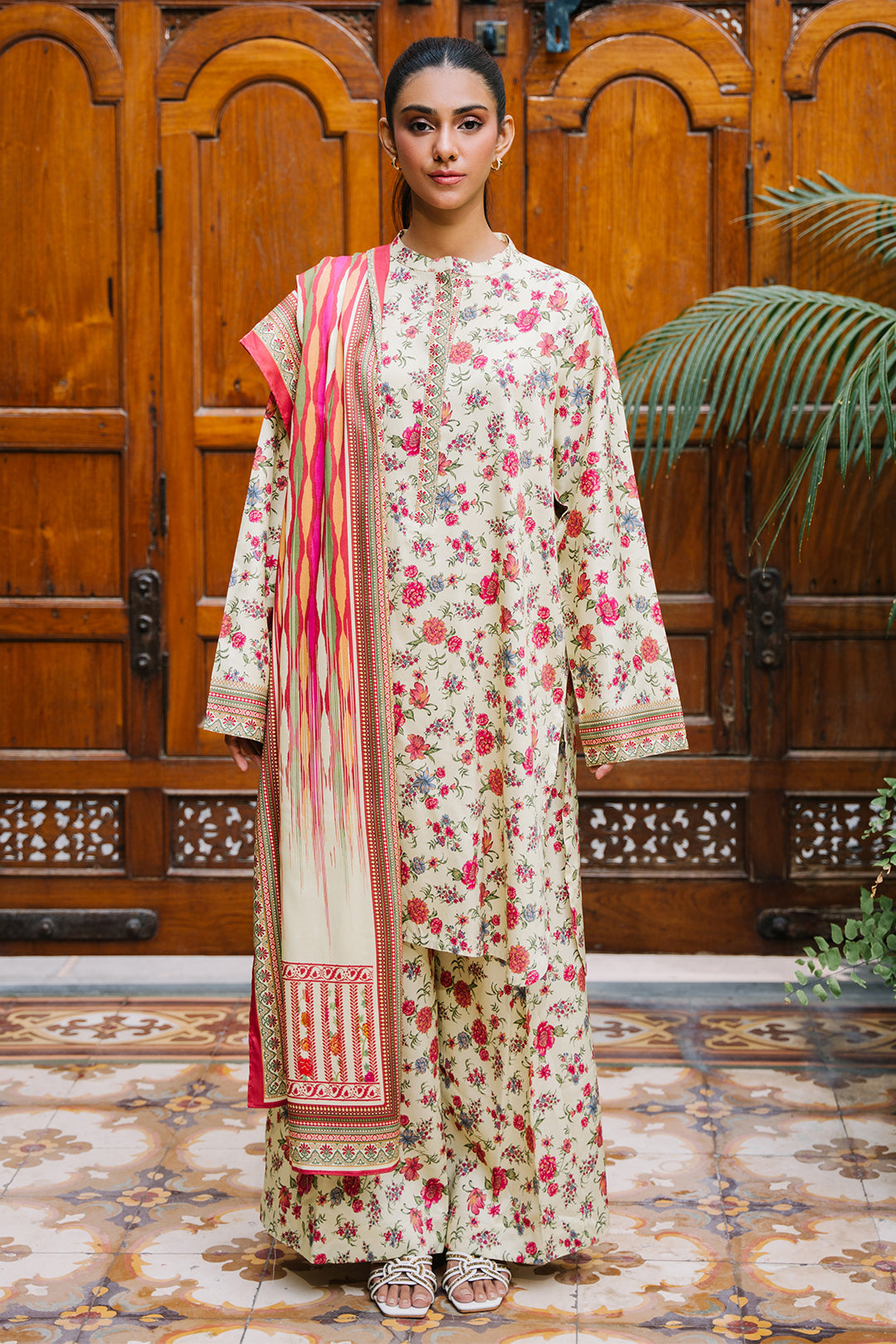Zellbury | Unstitched 3 Piece Viscose | Shirt Shalwar Dupatta - 0216 - by - Libasekhas UK - Registered Vendor of : Zellbury Women - 100% Original Designer Dresss