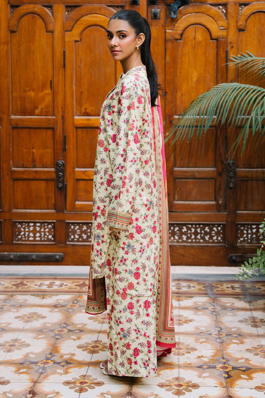 Zellbury | Unstitched 3 Piece Viscose | Shirt Shalwar Dupatta - 0216 - by - Libasekhas UK - Registered Vendor of : Zellbury Women - 100% Original Designer Dresss