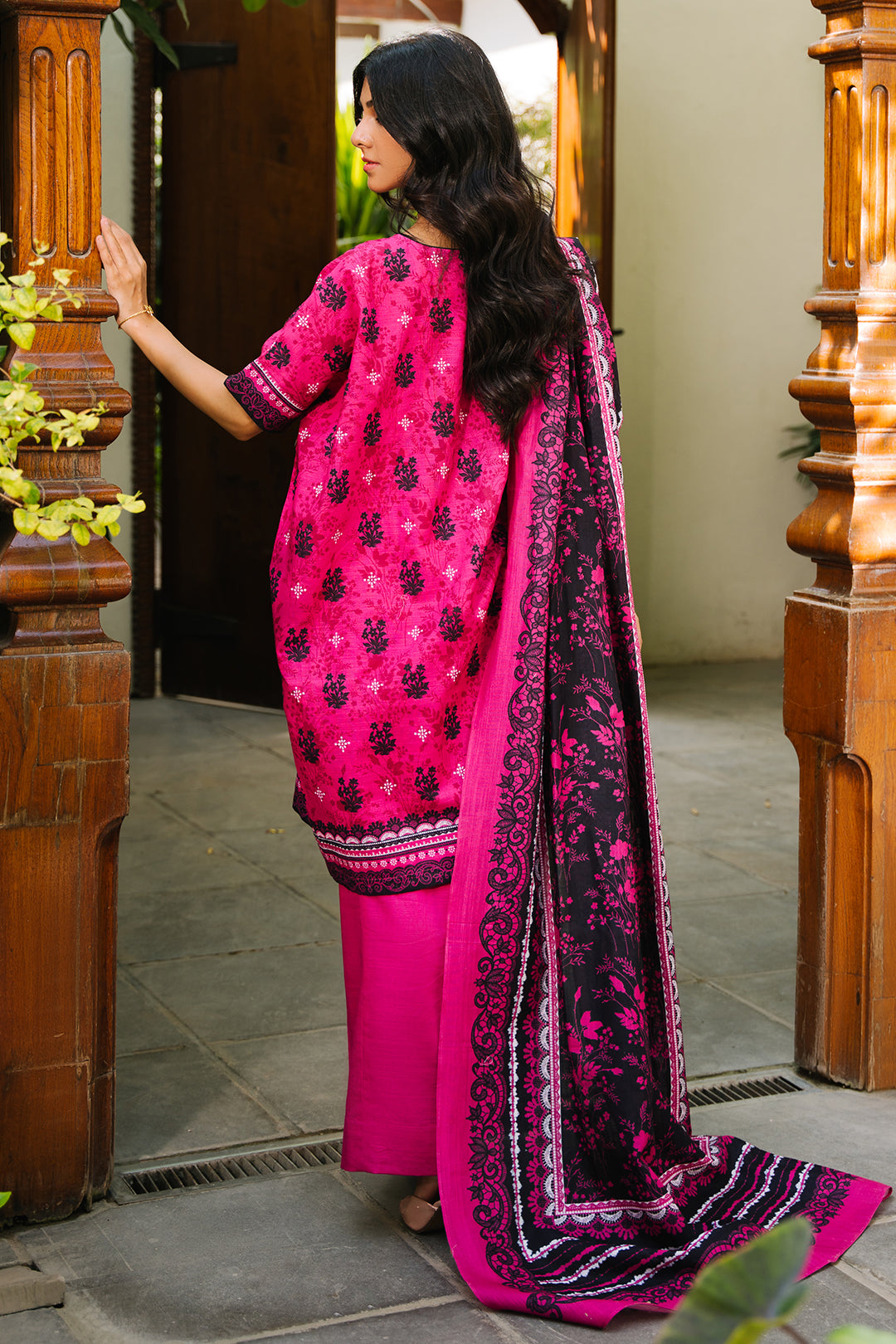 Zellbury | Unstitched 3 Piece Khaddar | Shirt Shalwar Dupatta - 0272 - by - Libasekhas UK - Registered Vendor of : Zellbury Women - 100% Original Designer Dresss