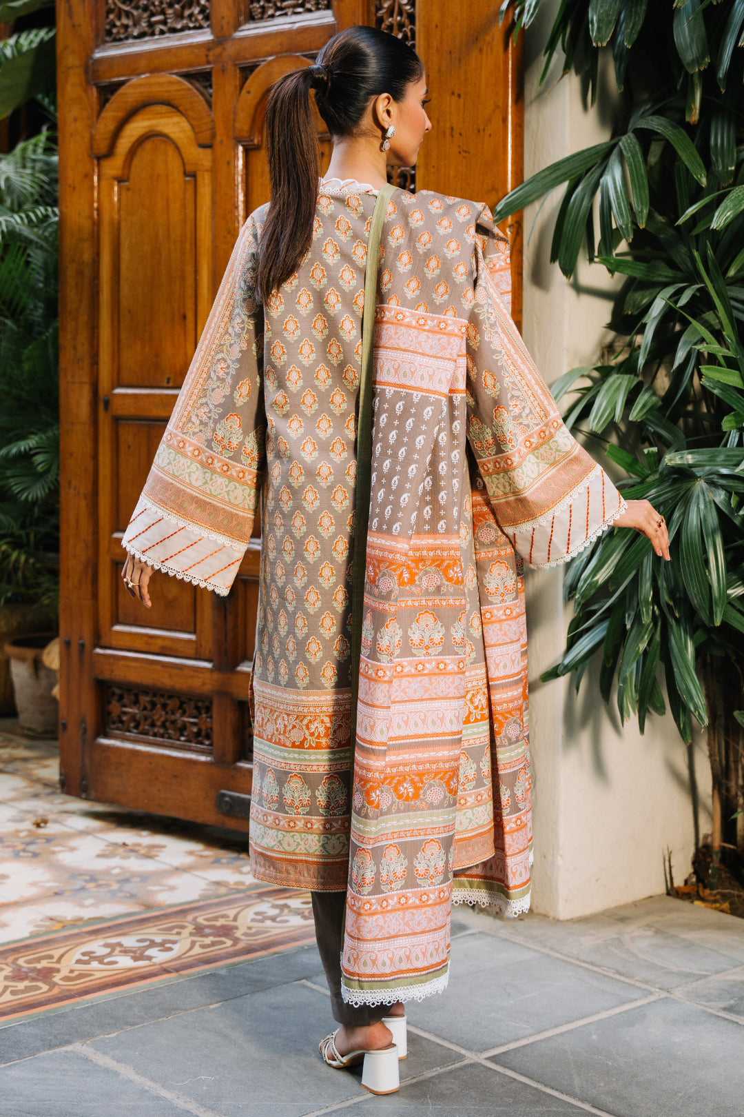 Zellbury | Unstitched 3 Piece Khaddar | Shirt Shalwar Dupatta - 0276 - by - Libasekhas UK - Registered Vendor of : Zellbury Women - 100% Original Designer Dresss