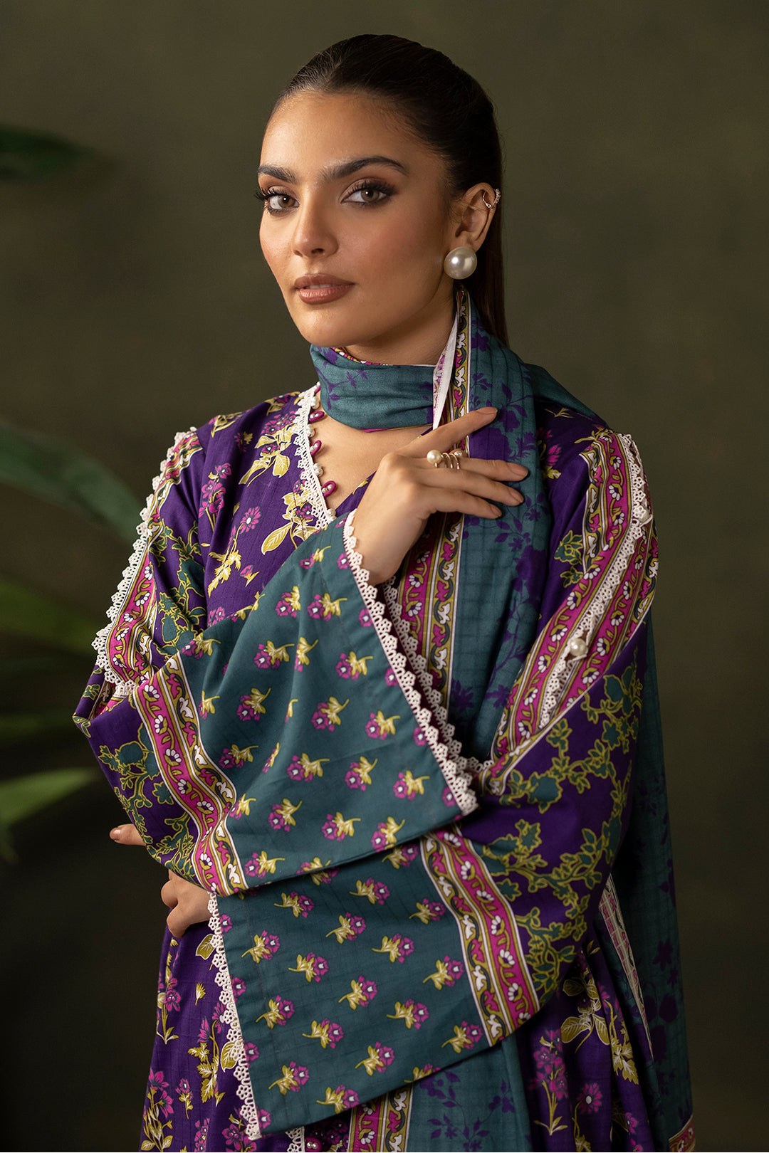 Zellbury | Unstitched 3 Piece Khaddar | Shirt Shalwar Dupatta - 0279 - by - Libasekhas UK - Registered Vendor of : Zellbury Women - 100% Original Designer Dresss