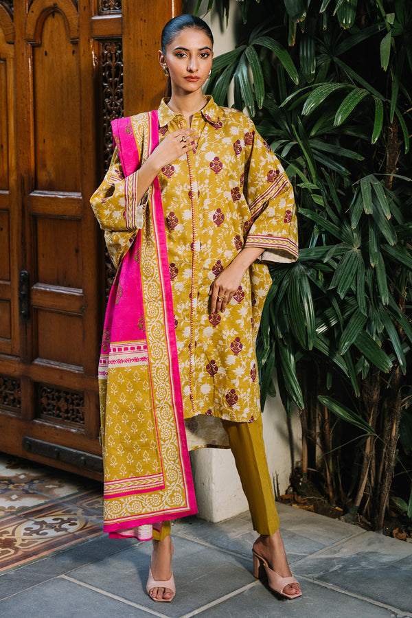 Zellbury | Unstitched 3 Piece Khaddar | Shirt Shalwar Dupatta - 0282 - by - Libasekhas UK - Registered Vendor of : Zellbury Women - 100% Original Designer Dresss