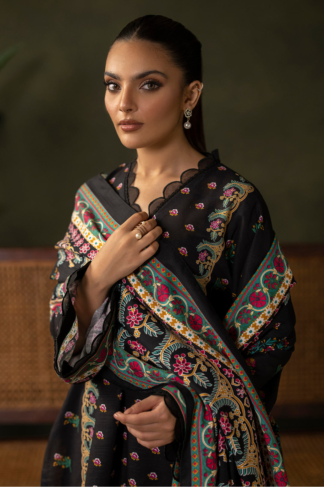Zellbury | Unstitched 3 Piece Khaddar | Shirt Shalwar Shawl - 0286 - by - Libasekhas UK - Registered Vendor of : Zellbury Women - 100% Original Designer Dresss