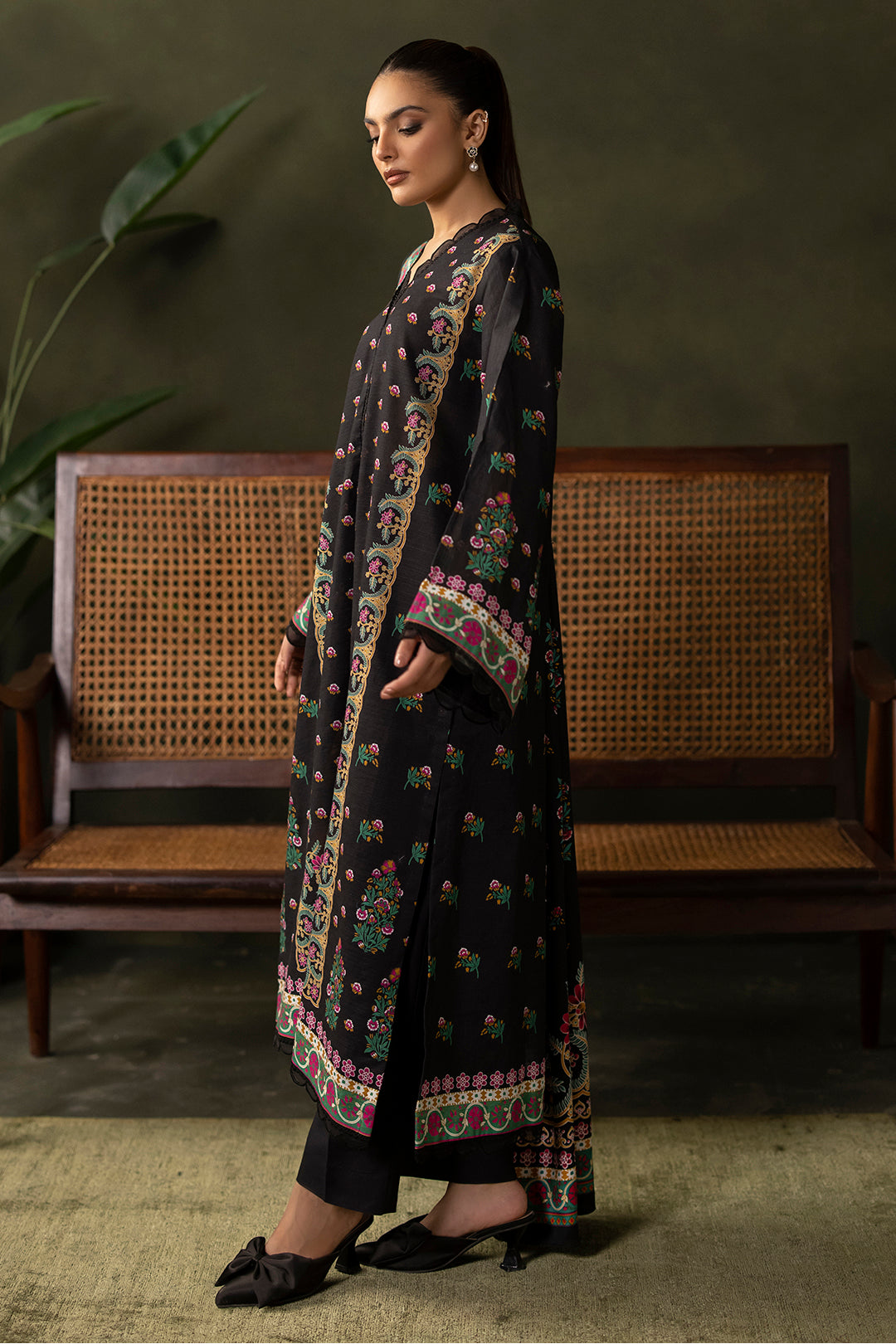 Zellbury | Unstitched 3 Piece Khaddar | Shirt Shalwar Shawl - 0286 - by - Libasekhas UK - Registered Vendor of : Zellbury Women - 100% Original Designer Dresss
