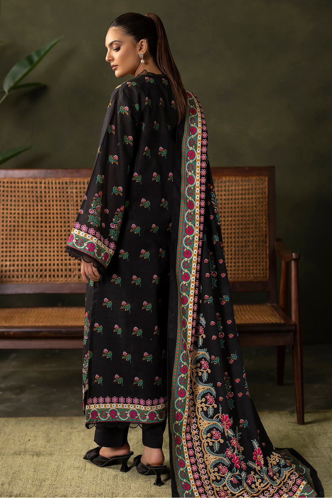 Zellbury | Unstitched 3 Piece Khaddar | Shirt Shalwar Shawl - 0286 - by - Libasekhas UK - Registered Vendor of : Zellbury Women - 100% Original Designer Dresss