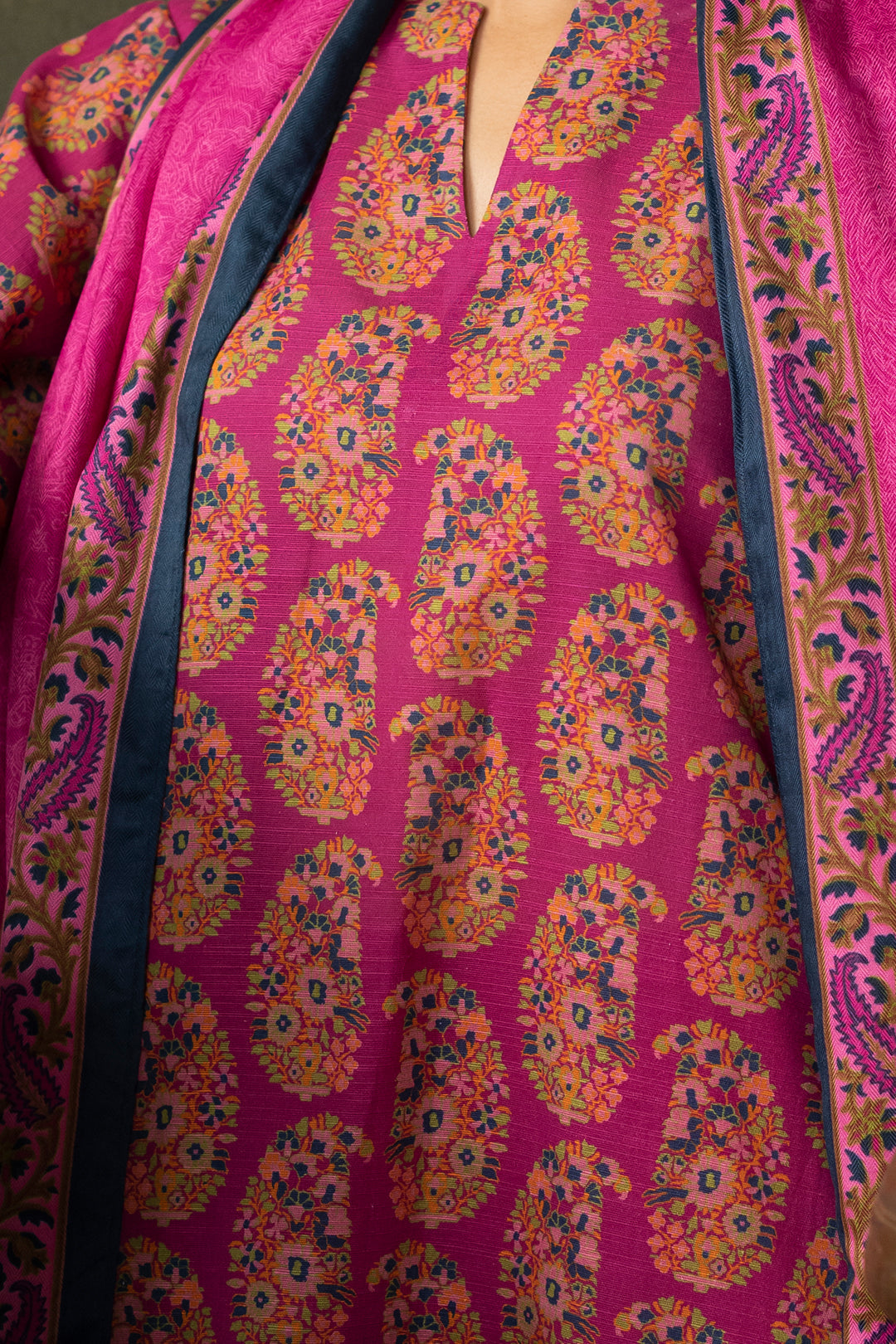 Zellbury | Unstitched 3 Piece Khaddar | Shirt Shalwar Dupatta - 0287 - by - Libasekhas UK - Registered Vendor of : Zellbury Women - 100% Original Designer Dresss