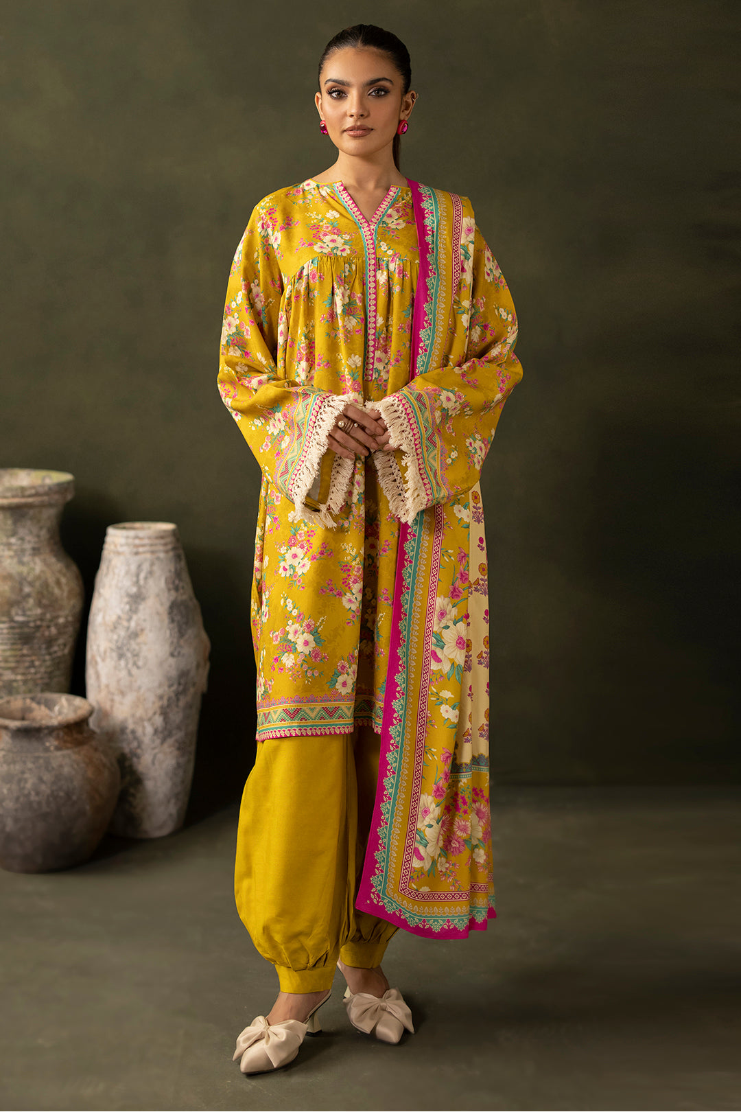 Zellbury | Unstitched 3 Piece Viscose | Shirt Shalwar Dupatta - 0289 - by - Libasekhas UK - Registered Vendor of : Zellbury Women - 100% Original Designer Dresss