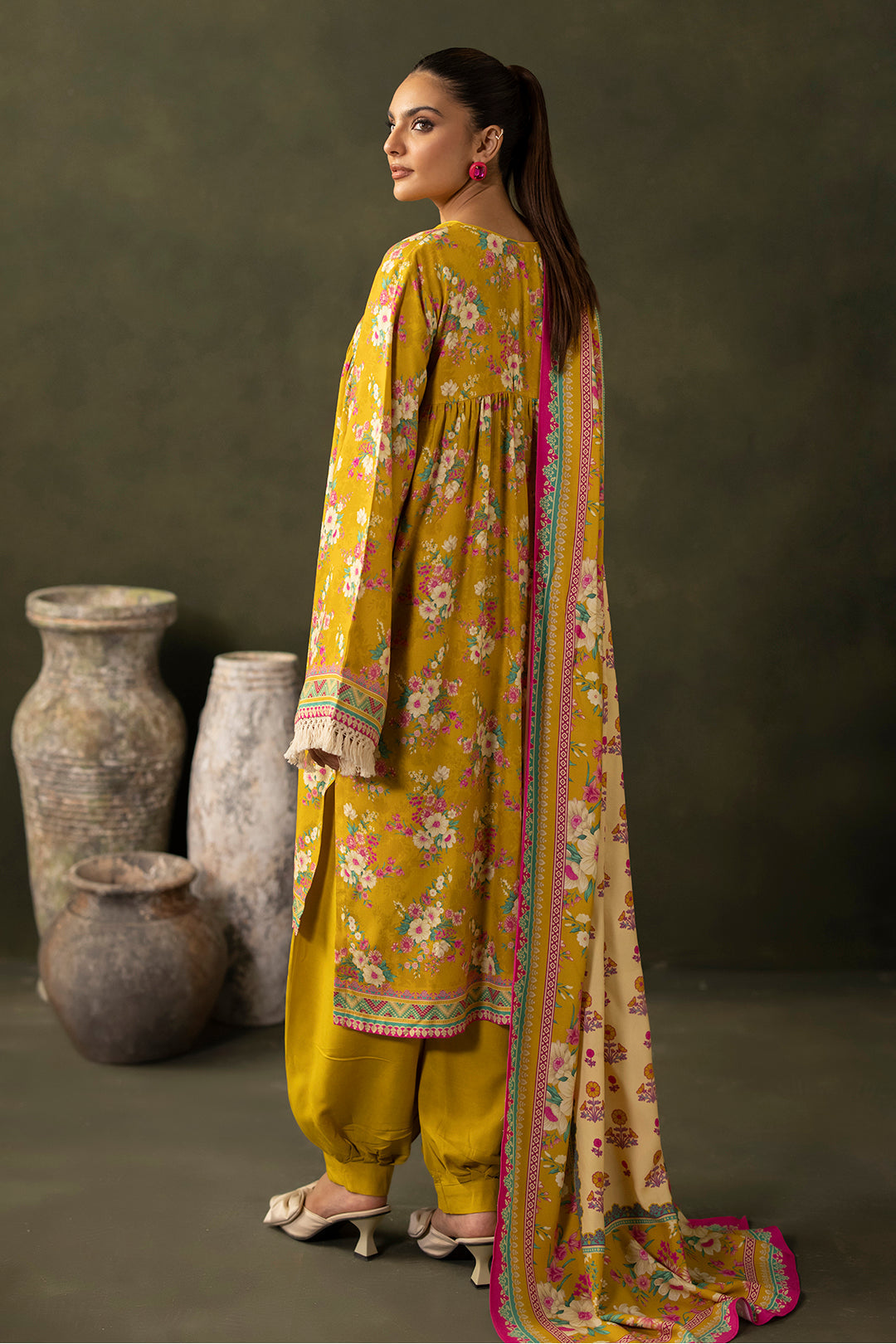 Zellbury | Unstitched 3 Piece Viscose | Shirt Shalwar Dupatta - 0289 - by - Libasekhas UK - Registered Vendor of : Zellbury Women - 100% Original Designer Dresss