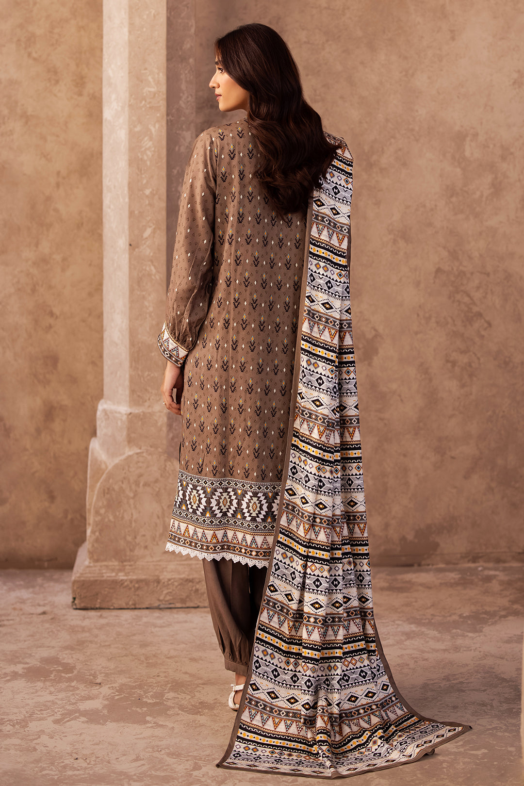 Zellbury | Unstitched 3 Piece Viscose | Shirt Shalwar Dupatta - 0293 - by - Libasekhas UK - Registered Vendor of : Zellbury Women - 100% Original Designer Dresss
