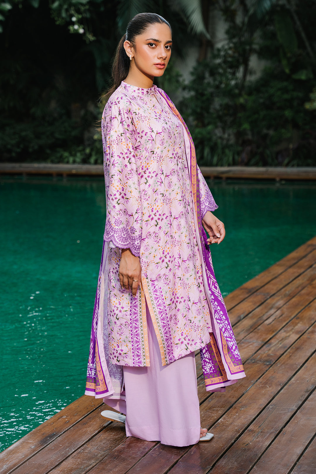 Zellbury | Unstitched 3 Piece Viscose | Shirt Shalwar Dupatta - 0295 - by - Libasekhas UK - Registered Vendor of : Zellbury Women - 100% Original Designer Dresss