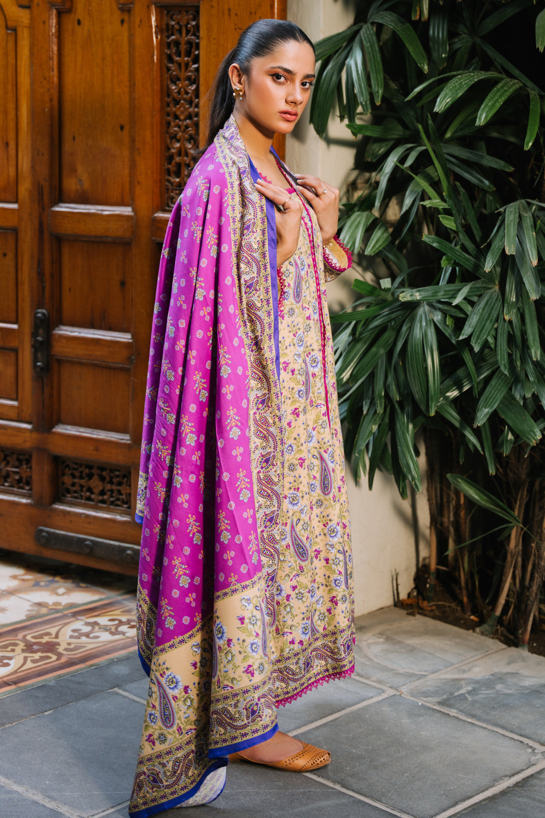 Zellbury | Unstitched 3 Piece Viscose | Shirt Shalwar Dupatta - 0297 - by - Libasekhas UK - Registered Vendor of : Zellbury Women - 100% Original Designer Dresss