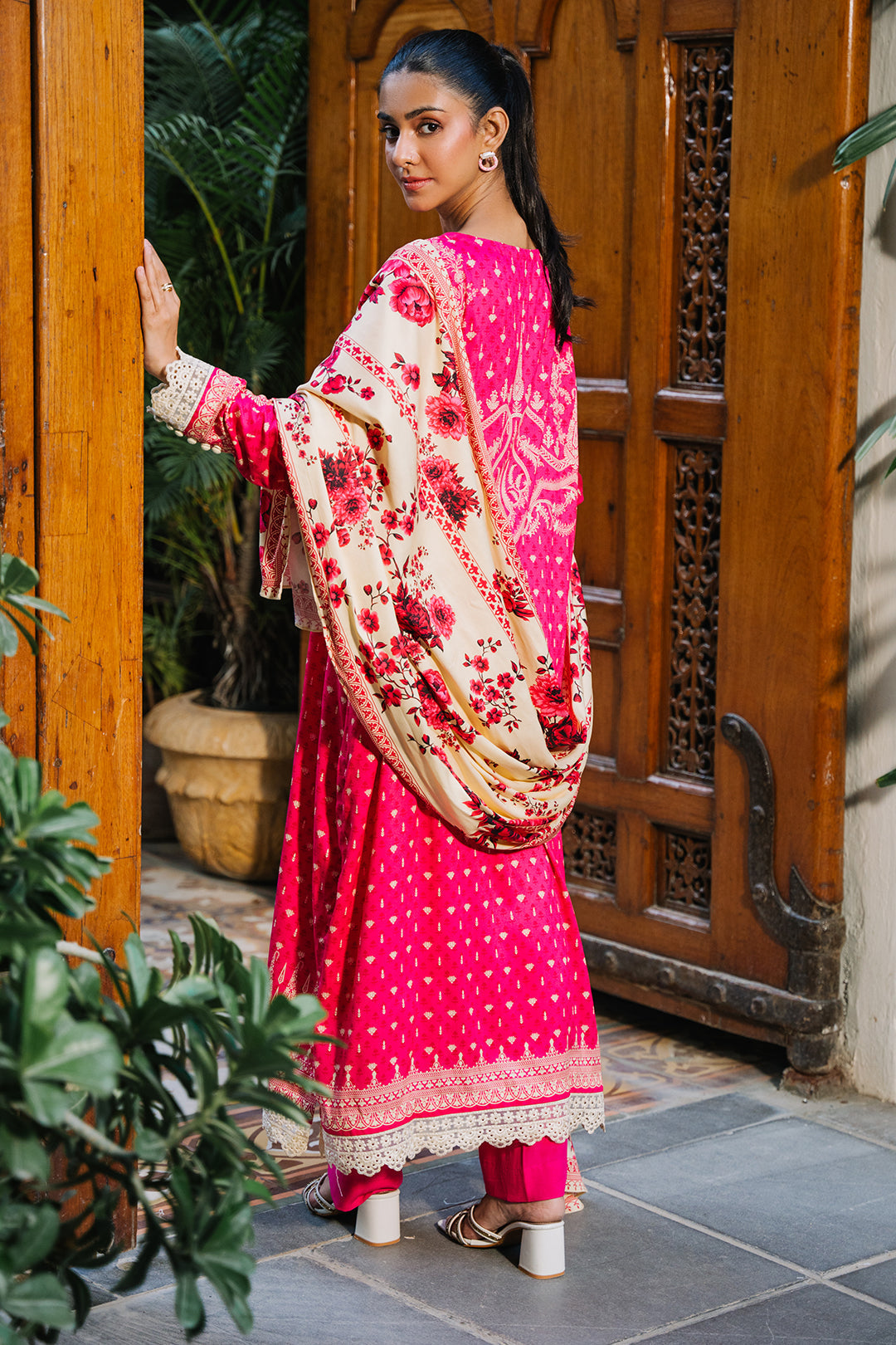 Zellbury | Unstitched 3 Piece Viscose | Shirt Shalwar Dupatta - 0300 - by - Libasekhas UK - Registered Vendor of : Zellbury Women - 100% Original Designer Dresss