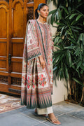 Zellbury | Unstitched 3 Piece Karandi | Shirt Shalwar Dupatta - 0302 - by - Libasekhas UK - Registered Vendor of : Zellbury Women - 100% Original Designer Dresss
