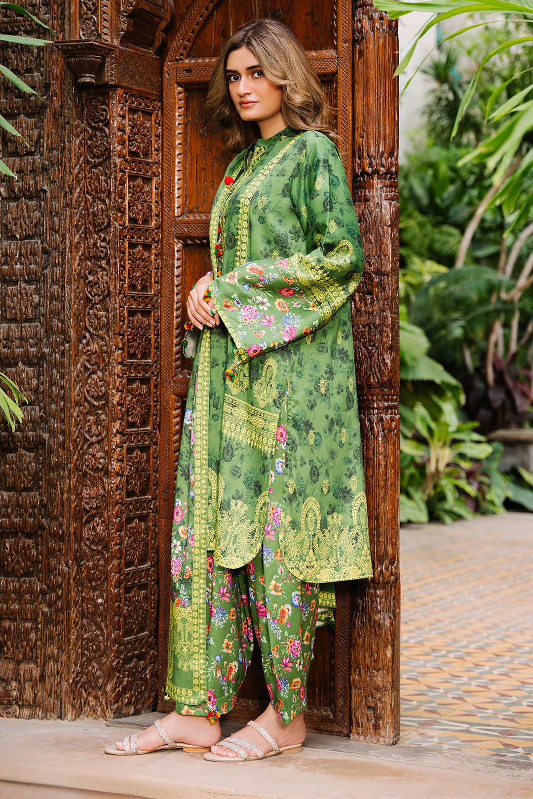 Zellbury | Unstitched 3 Piece Viscose | Shirt Shalwar Dupatta - 0305 - by - Libasekhas UK - Registered Vendor of : Zellbury Women - 100% Original Designer Dresss