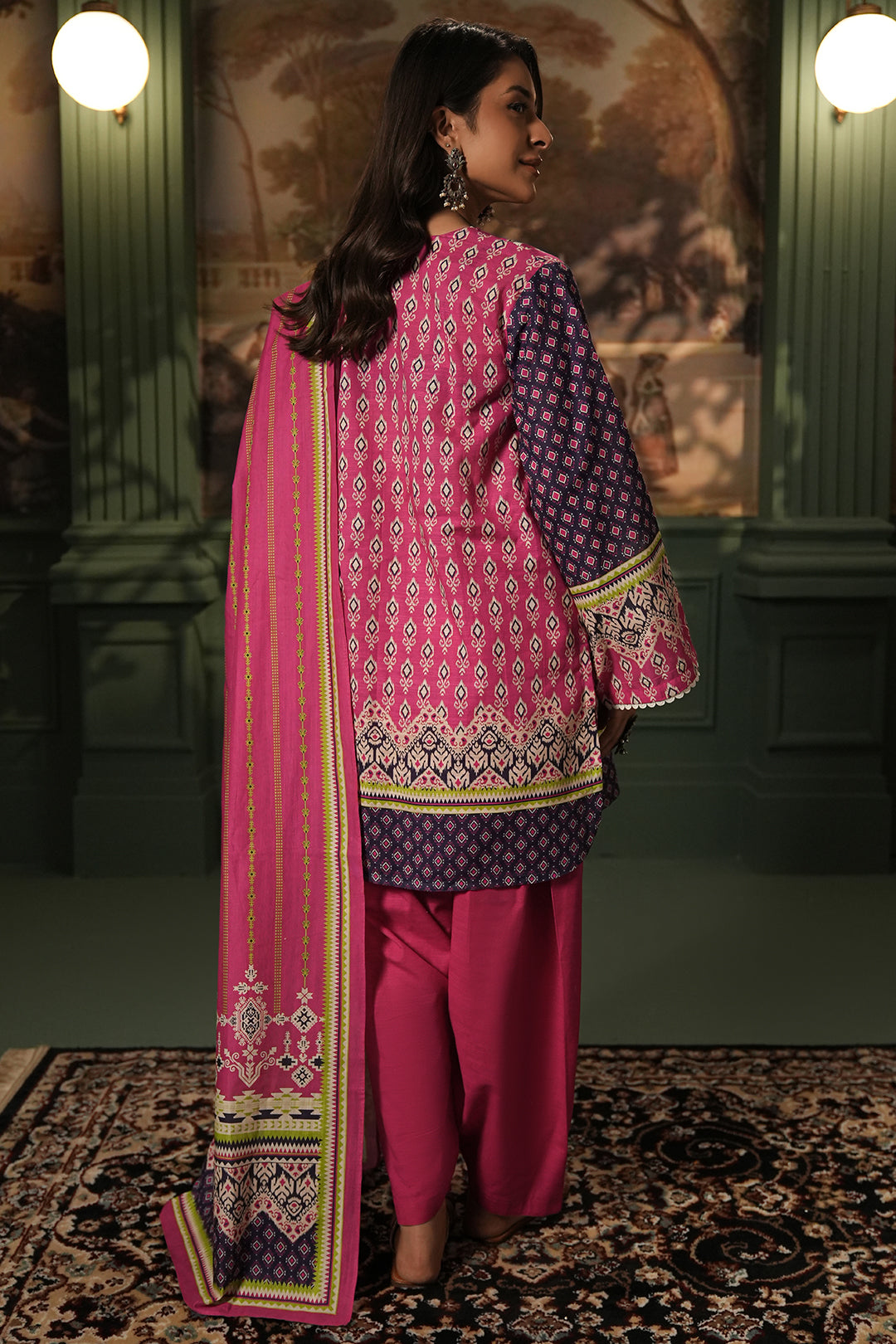 Zellbury | Unstitched 3 Piece Khaddar | Shirt Shalwar Dupatta - 0359 - by - Libasekhas UK - Registered Vendor of : Zellbury Women - 100% Original Designer Dresss