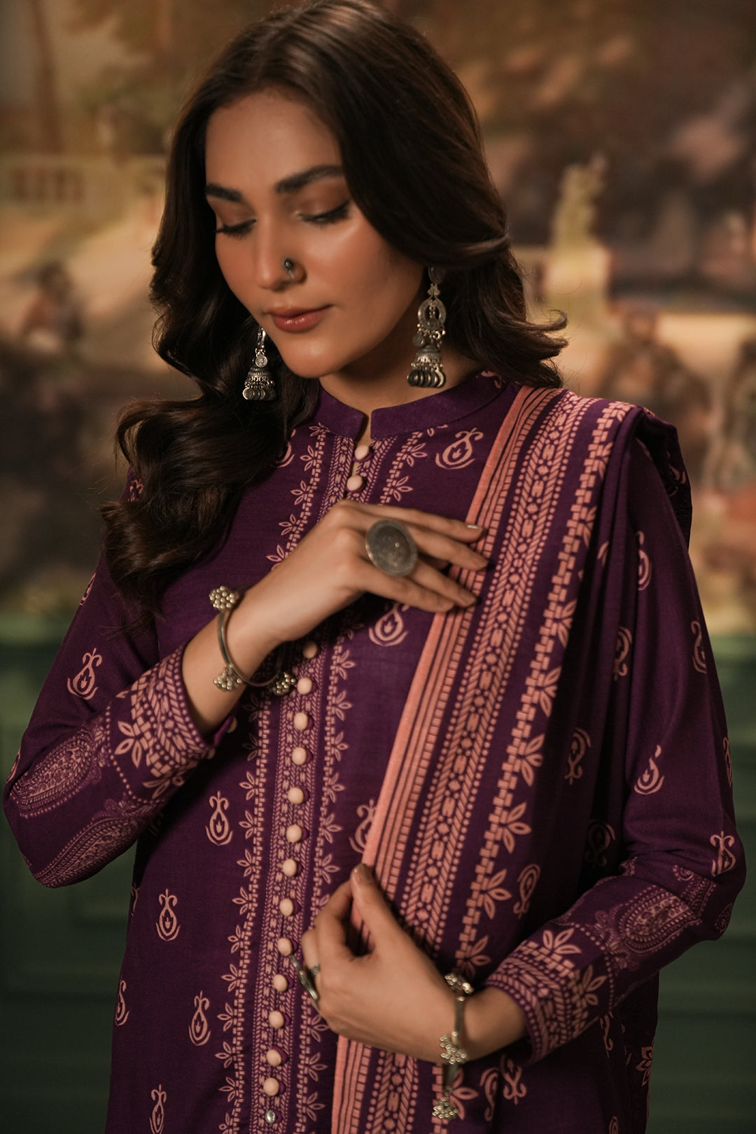 Zellbury | Unstitched 3 Piece Khaddar | Shirt Shalwar Dupatta - 0360 - by - Libasekhas UK - Registered Vendor of : Zellbury Women - 100% Original Designer Dresss