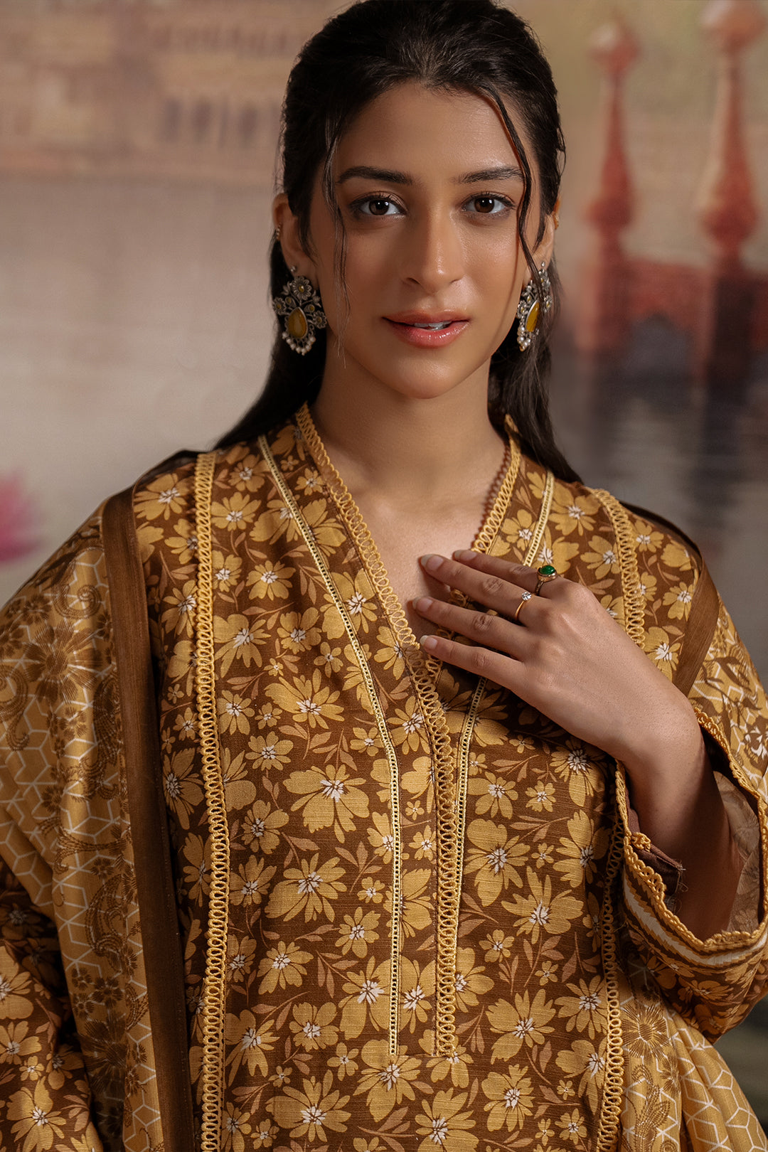 Zellbury | Unstitched 3 Piece Khaddar | Shirt Shalwar Dupatta - 0362 - by - Libasekhas UK - Registered Vendor of : Zellbury Women - 100% Original Designer Dresss