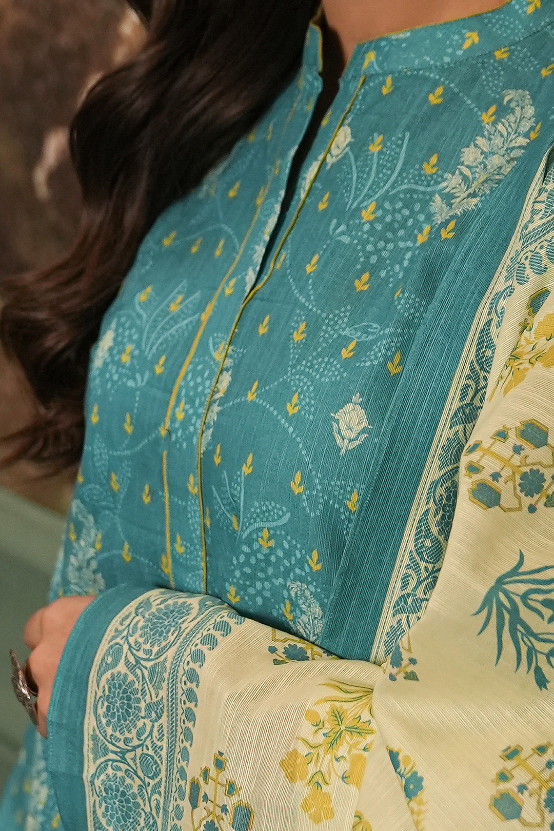 Zellbury | Unstitched 3 Piece Khaddar | Shirt Shalwar Dupatta - 0364 - by - Libasekhas UK - Registered Vendor of : Zellbury Women - 100% Original Designer Dresss