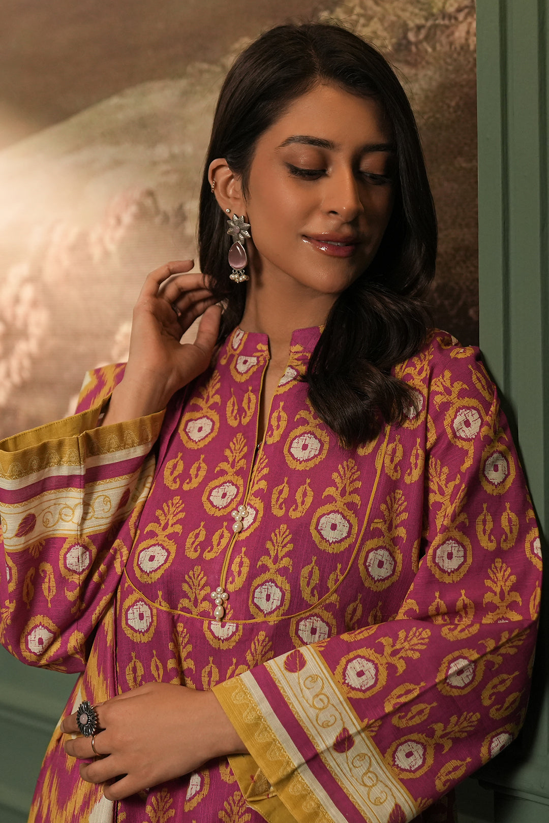 Zellbury | Unstitched 3 Piece Khaddar | Shirt Shalwar Dupatta - 0367 - by - Libasekhas UK - Registered Vendor of : Zellbury Women - 100% Original Designer Dresss
