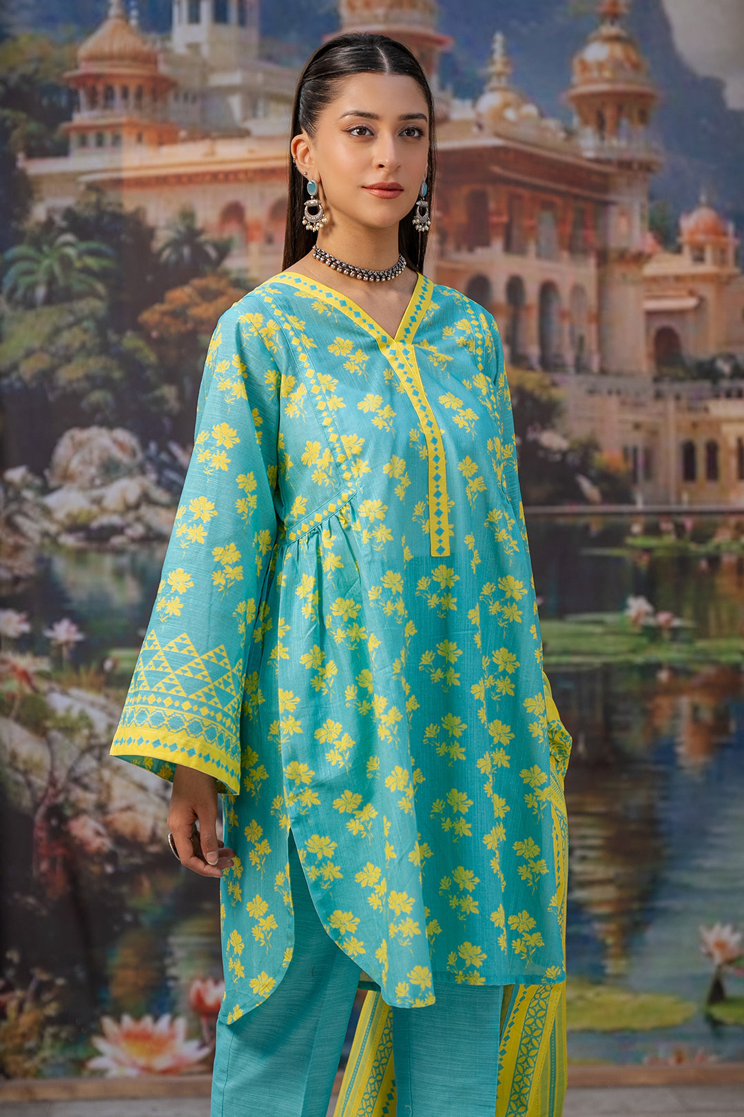 Zellbury | Unstitched 3 Piece Khaddar | Shirt Shalwar Dupatta - 0370 - by - Libasekhas UK - Registered Vendor of : Zellbury Women - 100% Original Designer Dresss