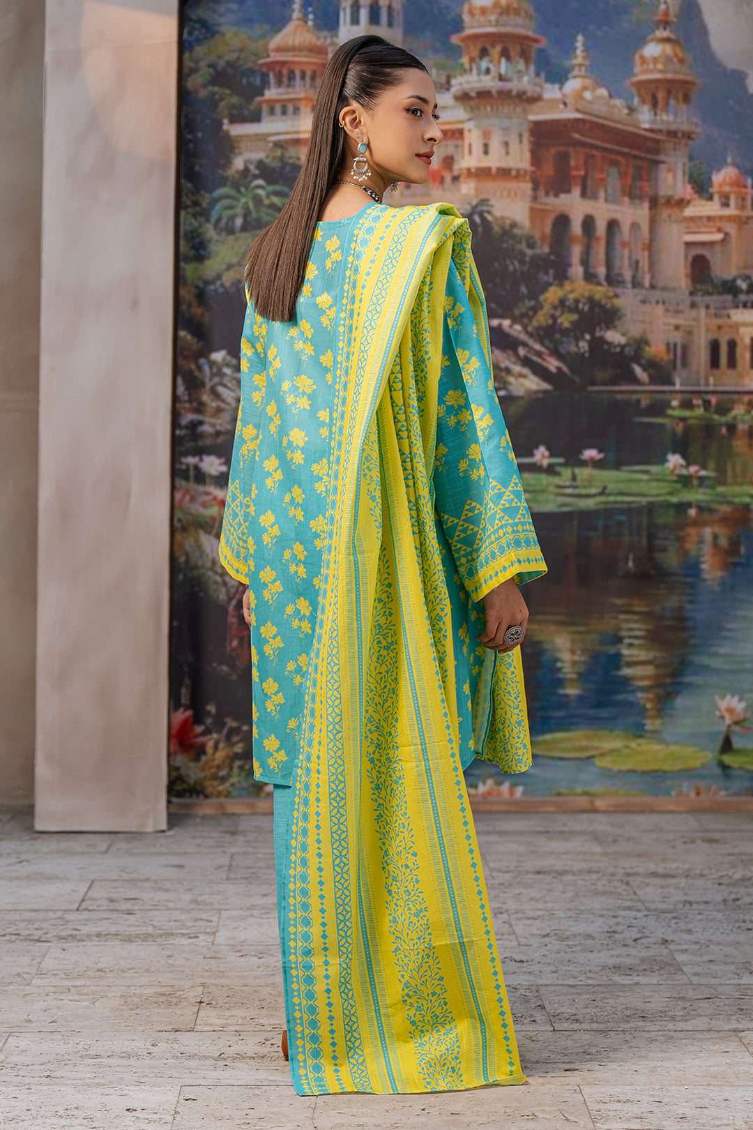 Zellbury | Unstitched 3 Piece Khaddar | Shirt Shalwar Dupatta - 0370 - by - Libasekhas UK - Registered Vendor of : Zellbury Women - 100% Original Designer Dresss