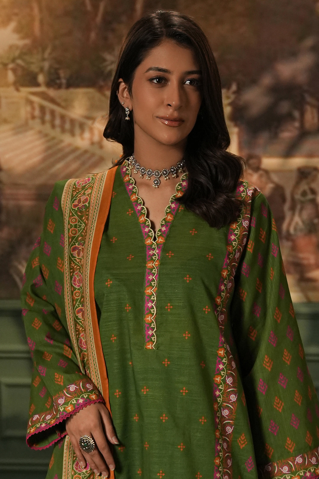 Zellbury | Unstitched 3 Piece Khaddar | Shirt Shalwar Dupatta - 0386 - by - Libasekhas UK - Registered Vendor of : Zellbury Women - 100% Original Designer Dresss