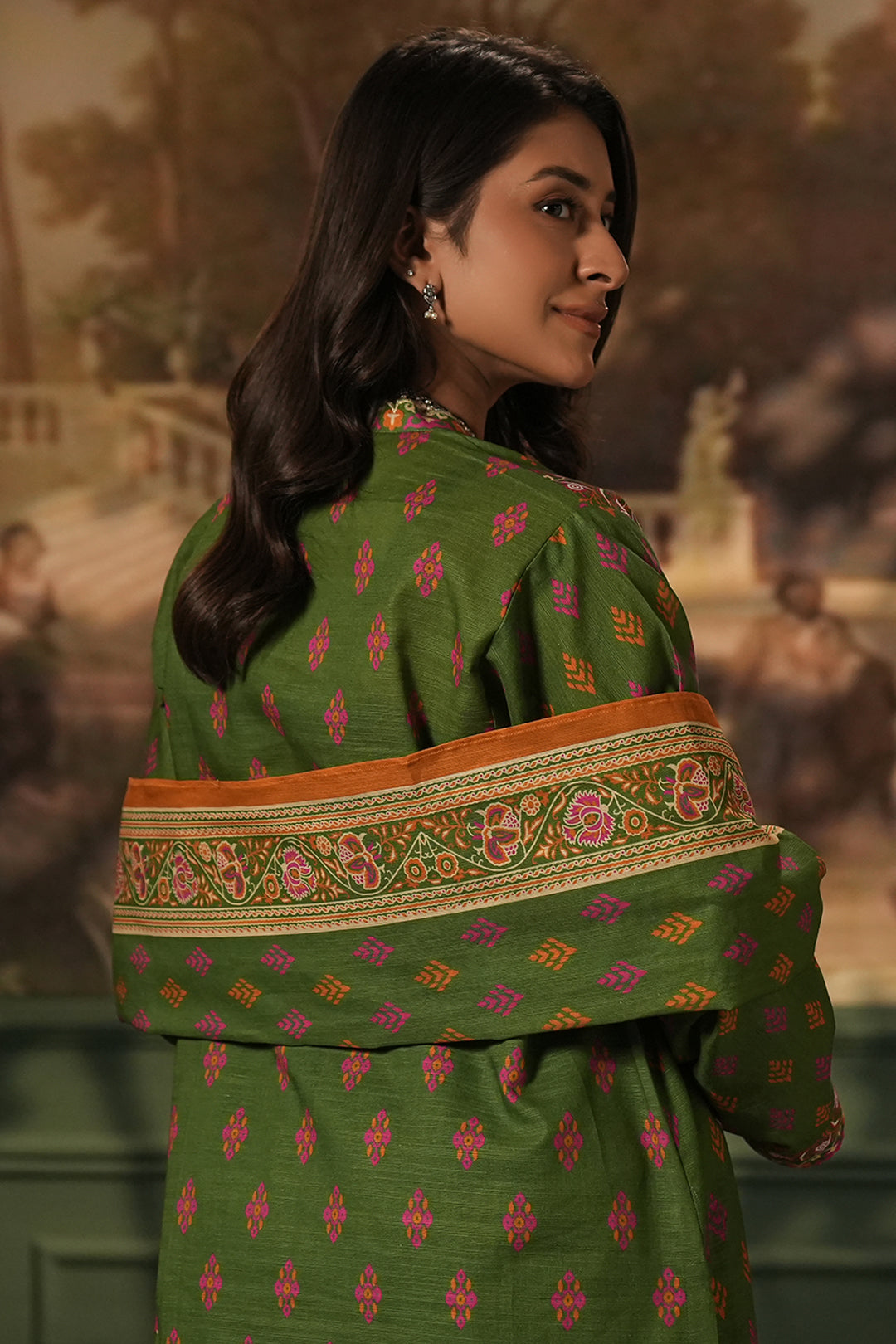 Zellbury | Unstitched 3 Piece Khaddar | Shirt Shalwar Dupatta - 0386 - by - Libasekhas UK - Registered Vendor of : Zellbury Women - 100% Original Designer Dresss