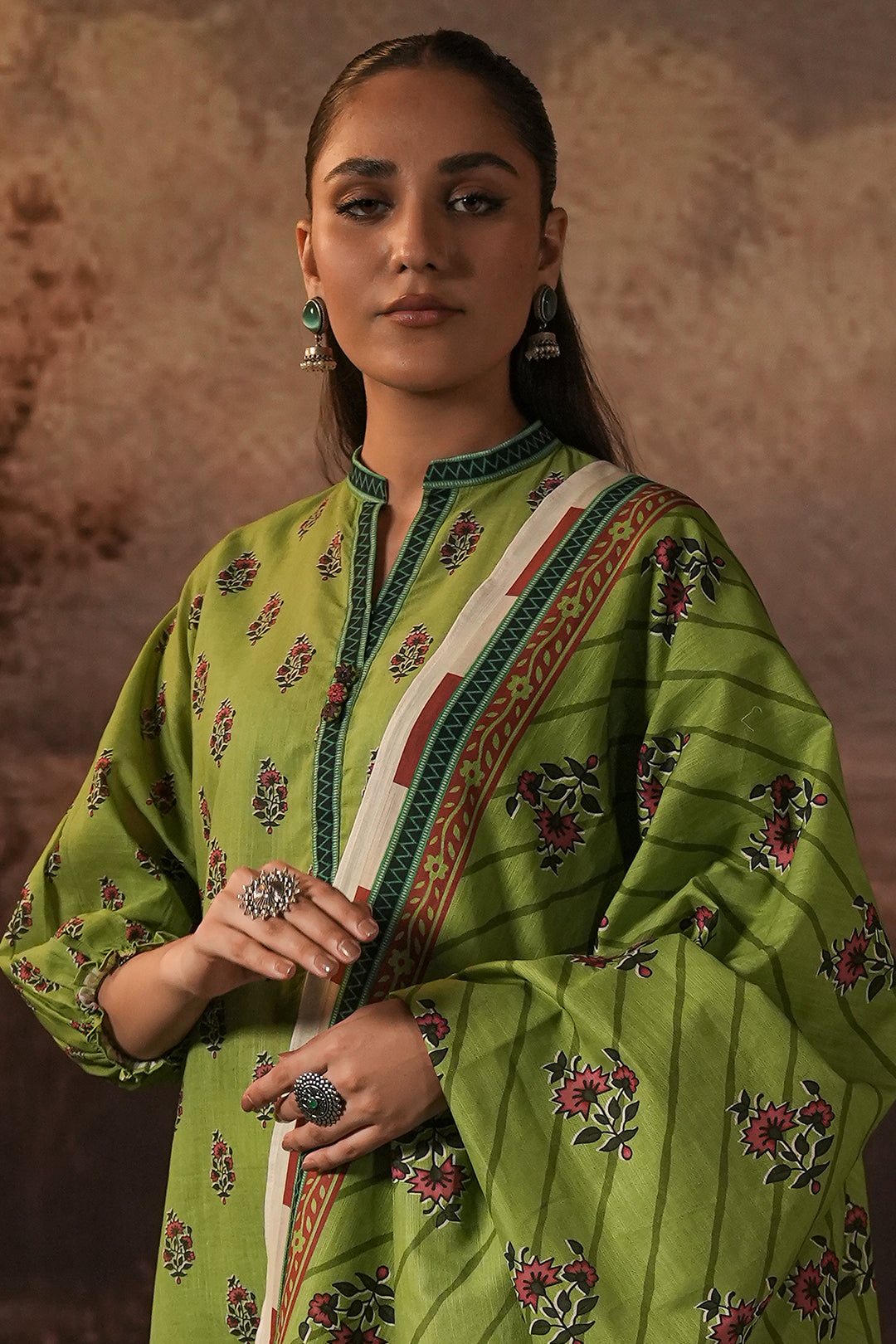 Zellbury | Unstitched 3 Piece Khaddar | Shirt Shalwar Dupatta - 0388 - by - Libasekhas UK - Registered Vendor of : Zellbury Women - 100% Original Designer Dresss