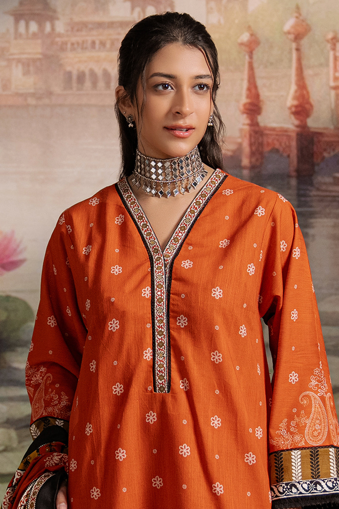 Zellbury | Unstitched 3 Piece Khaddar | Shirt Shalwar Shawl - 0391 - by - Libasekhas UK - Registered Vendor of : Zellbury Women - 100% Original Designer Dresss
