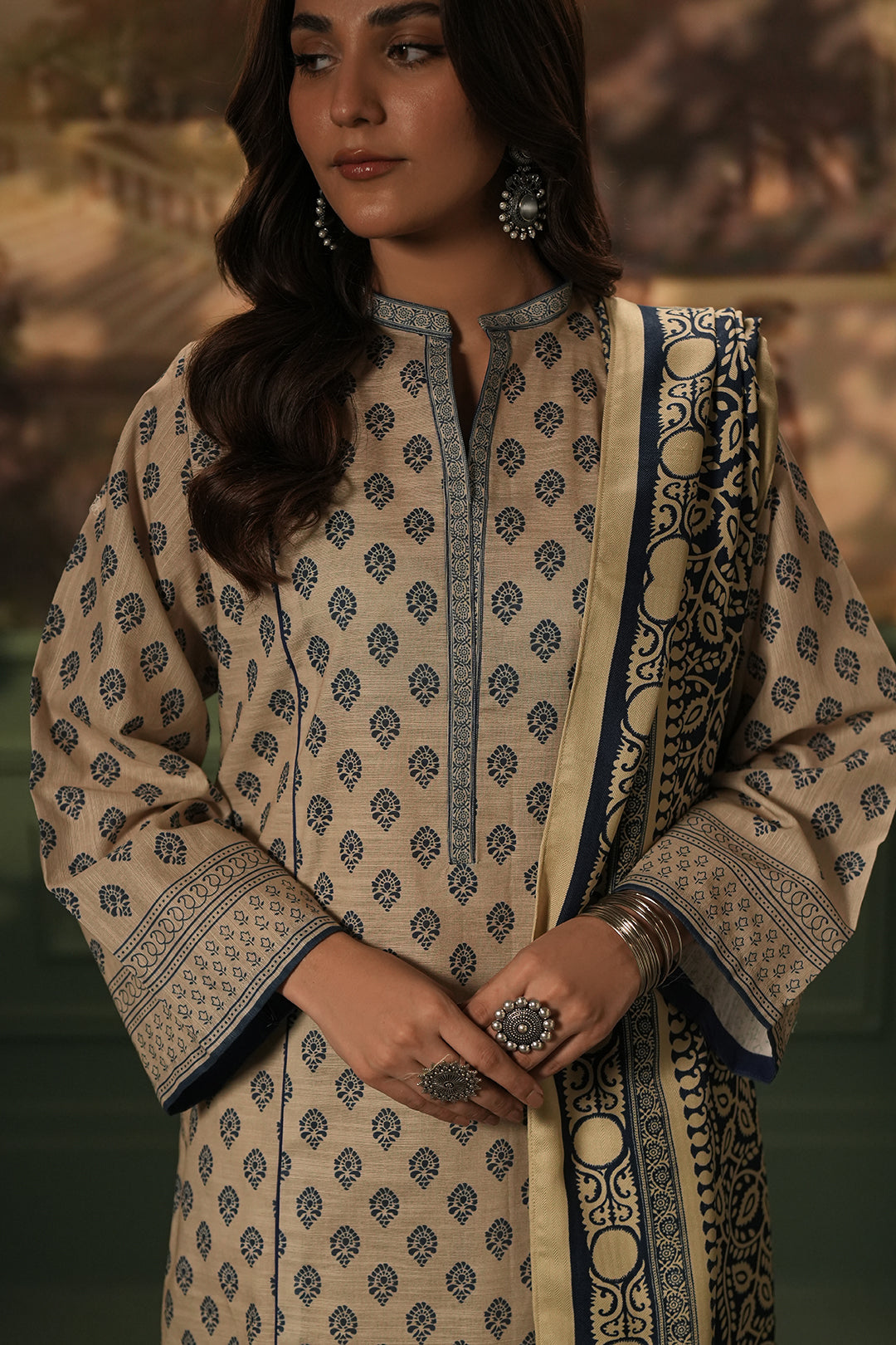 Zellbury | Unstitched 3 Piece Khaddar | Shirt Shalwar Shawl - 0392 - by - Libasekhas UK - Registered Vendor of : Zellbury Women - 100% Original Designer Dresss
