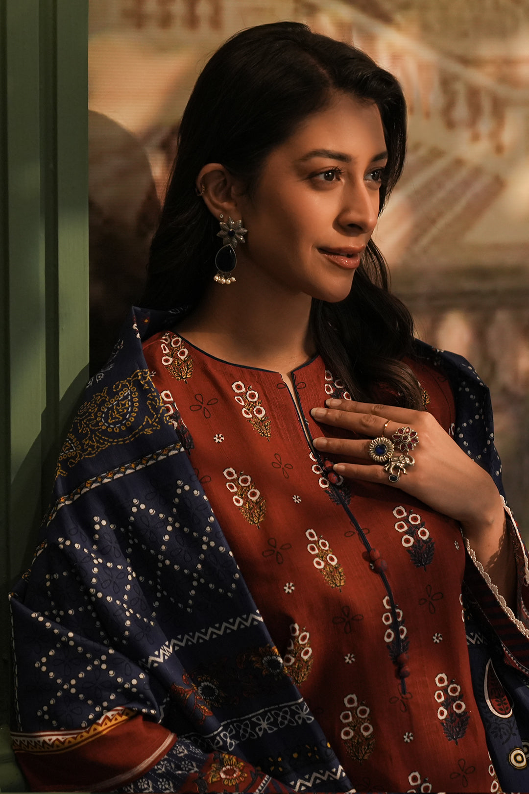 Zellbury | Unstitched 3 Piece Khaddar | Shirt Shalwar Dupatta - 0394 - by - Libasekhas UK - Registered Vendor of : Zellbury Women - 100% Original Designer Dresss