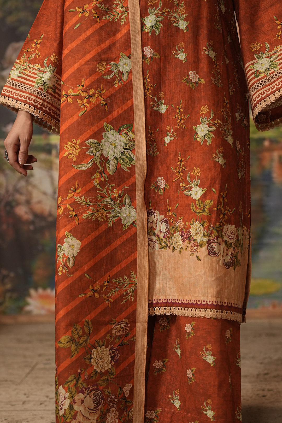 Zellbury | Unstitched 3 Piece Khaddar | Shirt Shalwar Dupatta - 0395 - by - Libasekhas UK - Registered Vendor of : Zellbury Women - 100% Original Designer Dresss