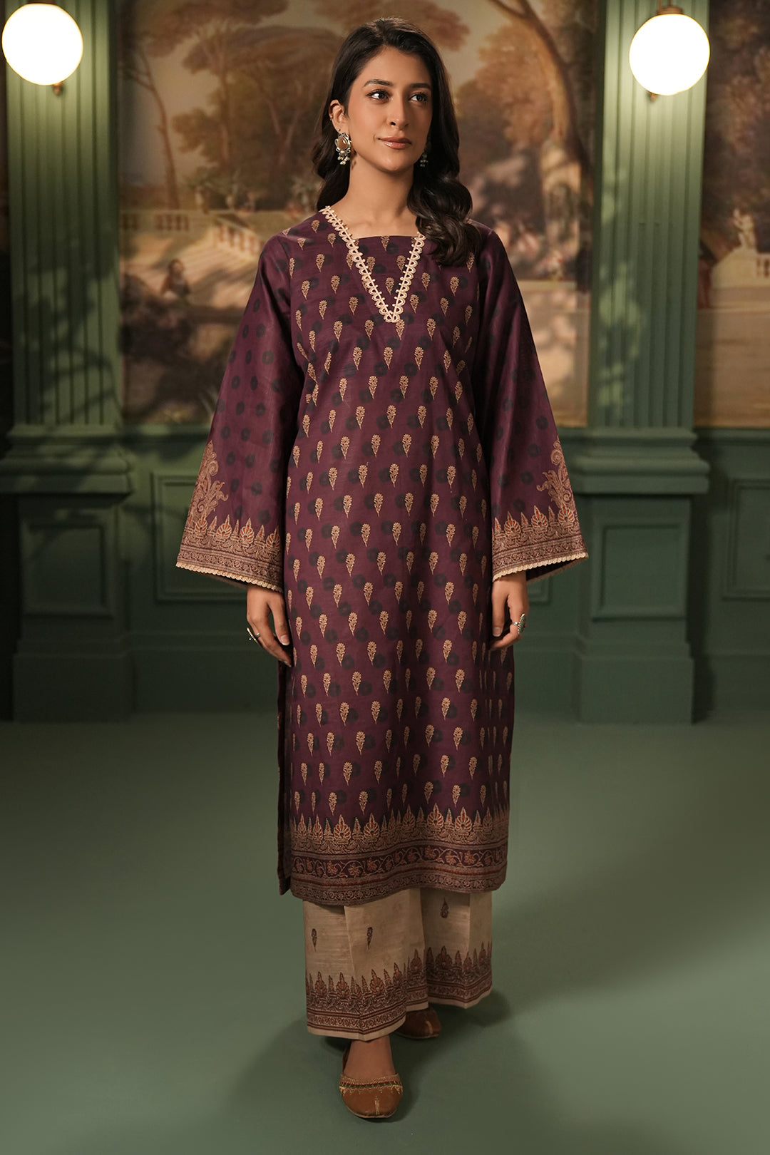 Zellbury | Unstitched 3 Piece Khaddar | Shirt Shalwar Dupatta - 0396 - by - Libasekhas UK - Registered Vendor of : Zellbury Women - 100% Original Designer Dresss