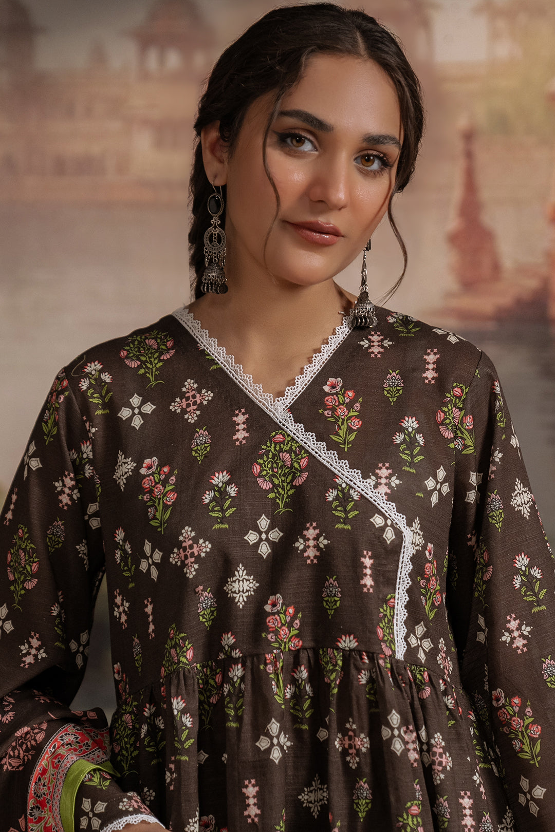 Zellbury | Unstitched 3 Piece Khaddar | Shirt Shalwar Dupatta - 0441 - by - Libasekhas UK - Registered Vendor of : Zellbury Women - 100% Original Designer Dresss