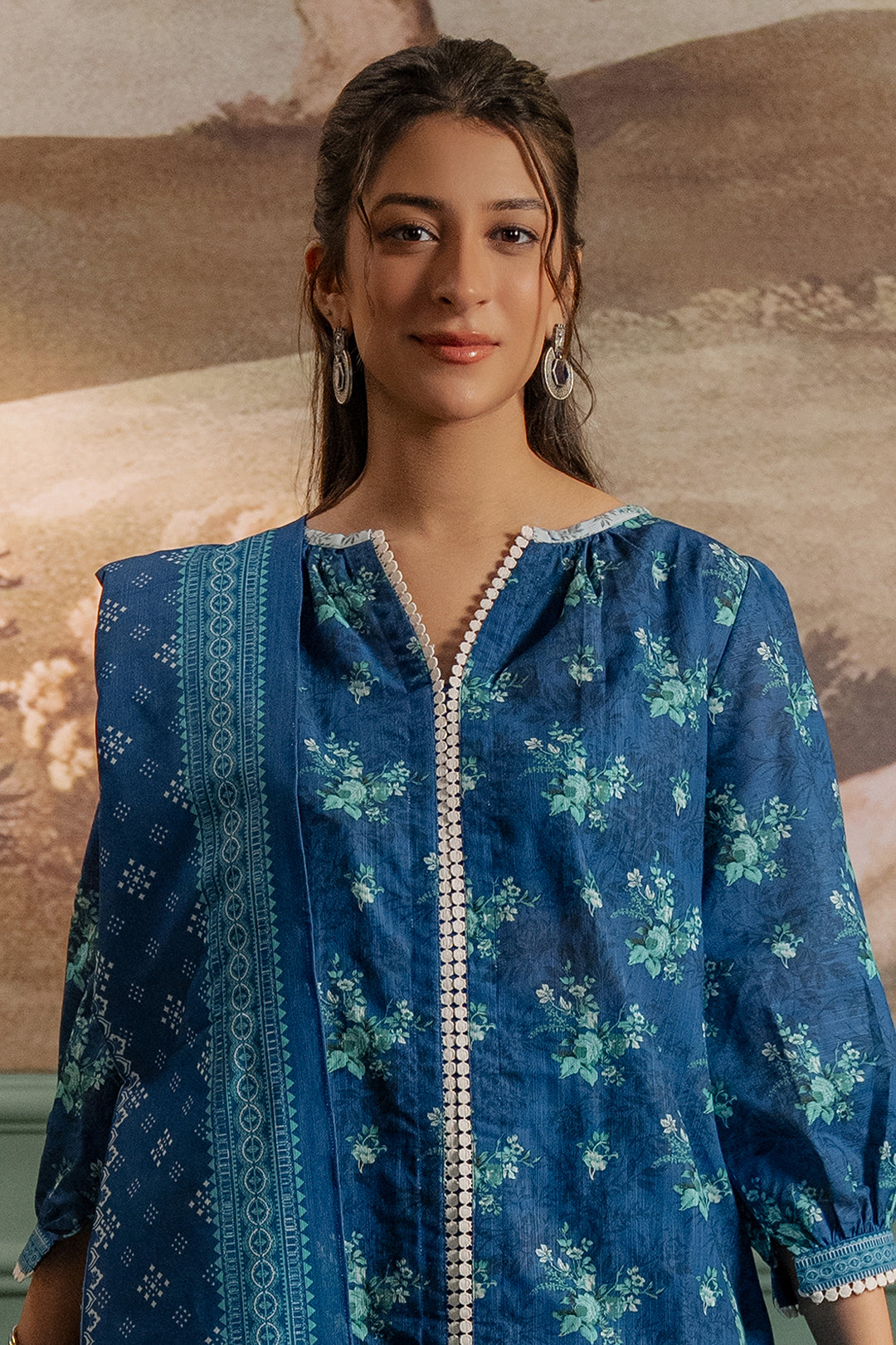 Zellbury | Unstitched 3 Piece Khaddar | Shirt Shalwar Dupatta - 0450 - by - Libasekhas UK - Registered Vendor of : Zellbury Women - 100% Original Designer Dresss