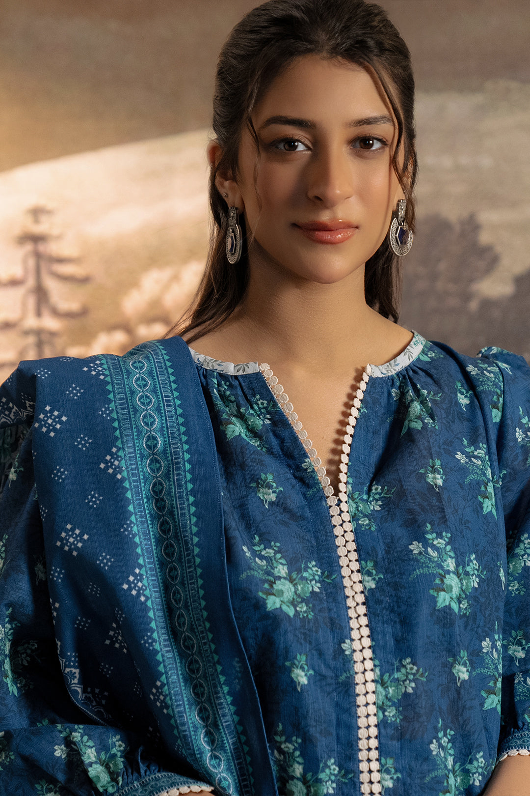 Zellbury | Unstitched 3 Piece Khaddar | Shirt Shalwar Dupatta - 0450 - by - Libasekhas UK - Registered Vendor of : Zellbury Women - 100% Original Designer Dresss